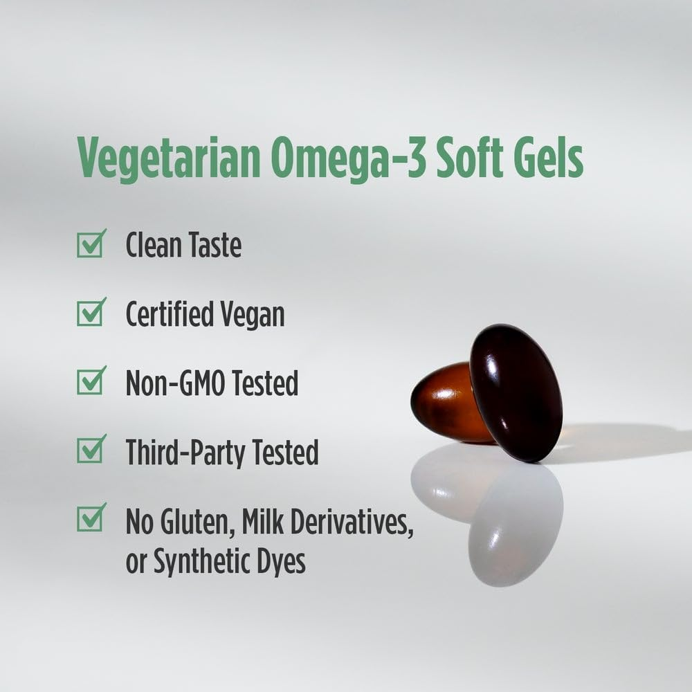 Nordic Naturals Algae Omega, 715Mg Omega 3, 120 Softgels image number 6