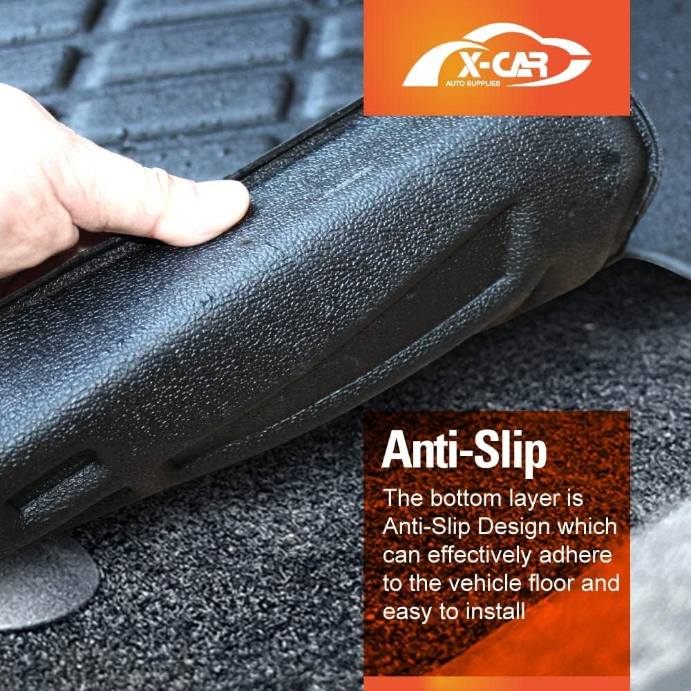 X-CAR 3D Floor Mats for Suzuki Jimny XL 5-Door Auto Transmission 2023-2025 Heavy Duty TPE Carpet Liners image number 5