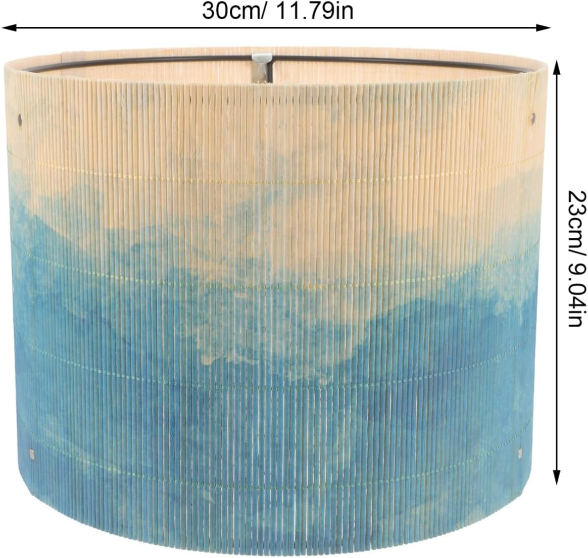 HOLIDYOYO Versatile Bamboo Table Lamp Shade Abstract Print Pattern Enhance Your Home Decor image number 4