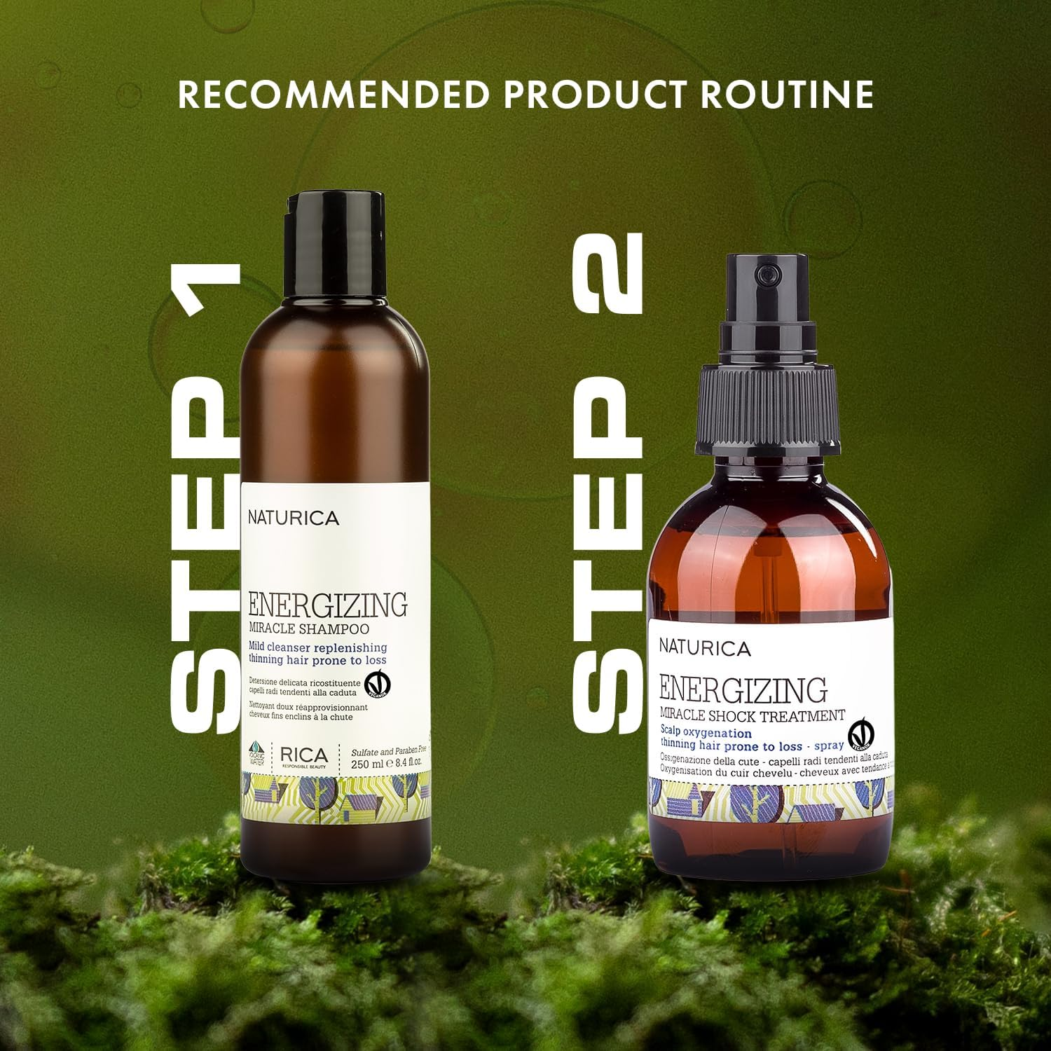 Naturica Energizing Miracle Shock Treatment for Thinning Hair and Hair Loss with Caper and Ginseng Extract - 100Ml image number 4