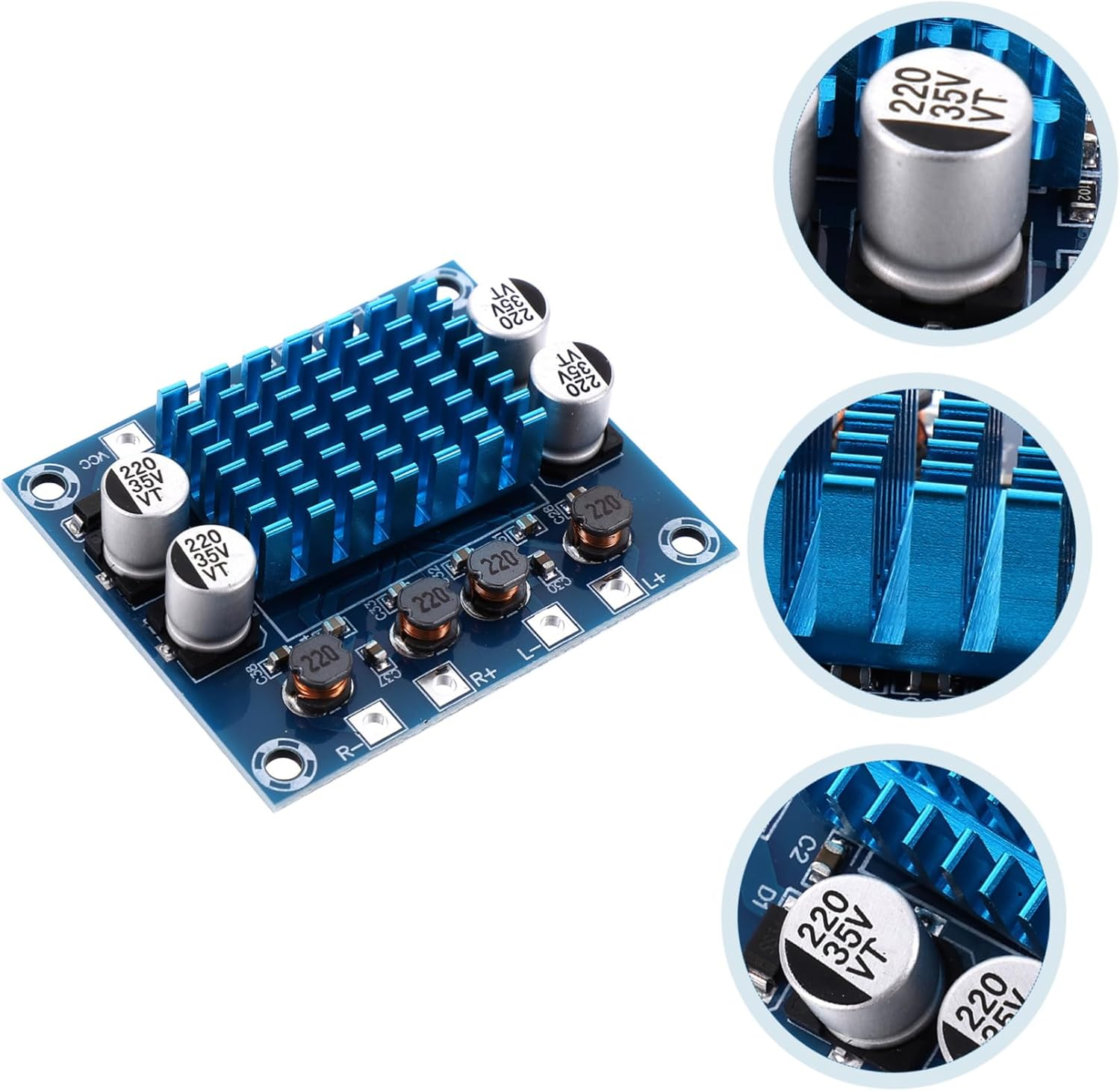 QUMIIRITY 30W Stereo Amplifier Board DIY Audio Amplifier Module High Power Audio Component for Home Theater image number 6