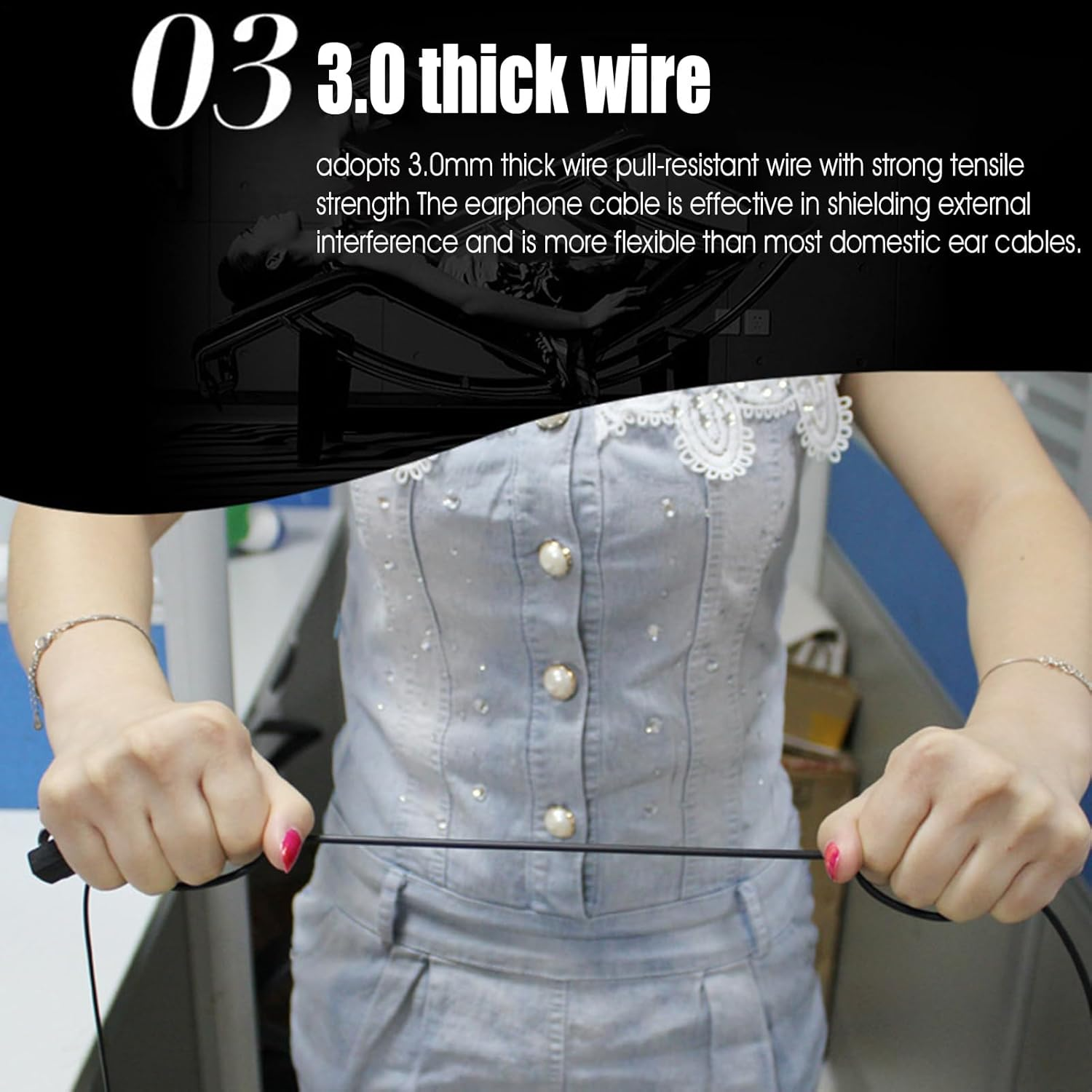 Microphone Covert Acoustic Tube - Replacement Covert Transparent Acoustic Tube | Versatile Microphone Headphones Accessories Earbuds Audio Parts for Family Teen Friends Enthusiasts image number 1