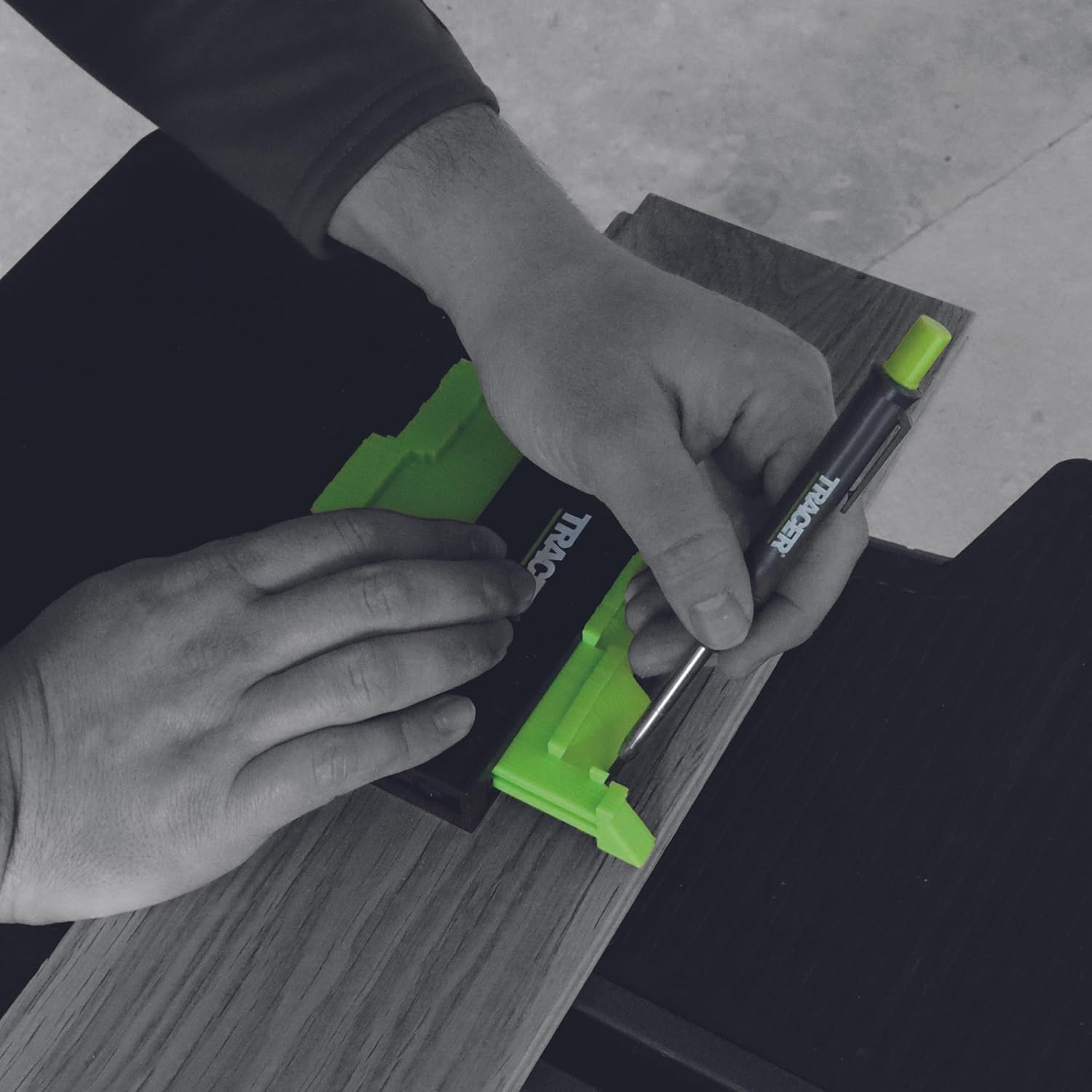 Tracer Contour Gauges and Deep Hole Construction Pencil Set. 130Mm (5&rdquo;) & 250Mm (10&rdquo;) Precise Profile Tools. 2 X Gauges and Carpenters Pencil Set image number 6