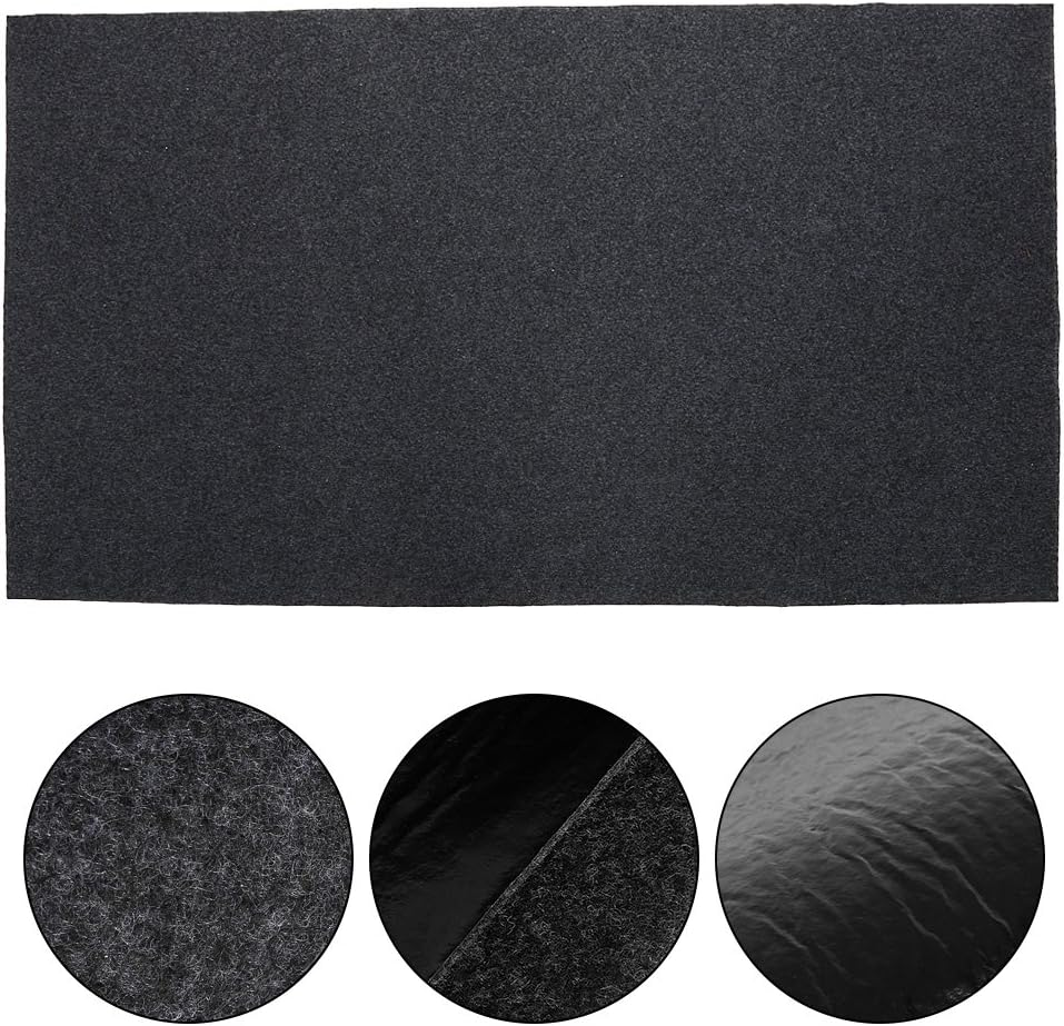 Yosoo BBQ Grill Mat Fireproof Heat Resistant BBQ Gas Grill Splatter Mat Backyard Floor Protective Rug for Outdoor Floor Decks, 48 X 29 Inch image number 3