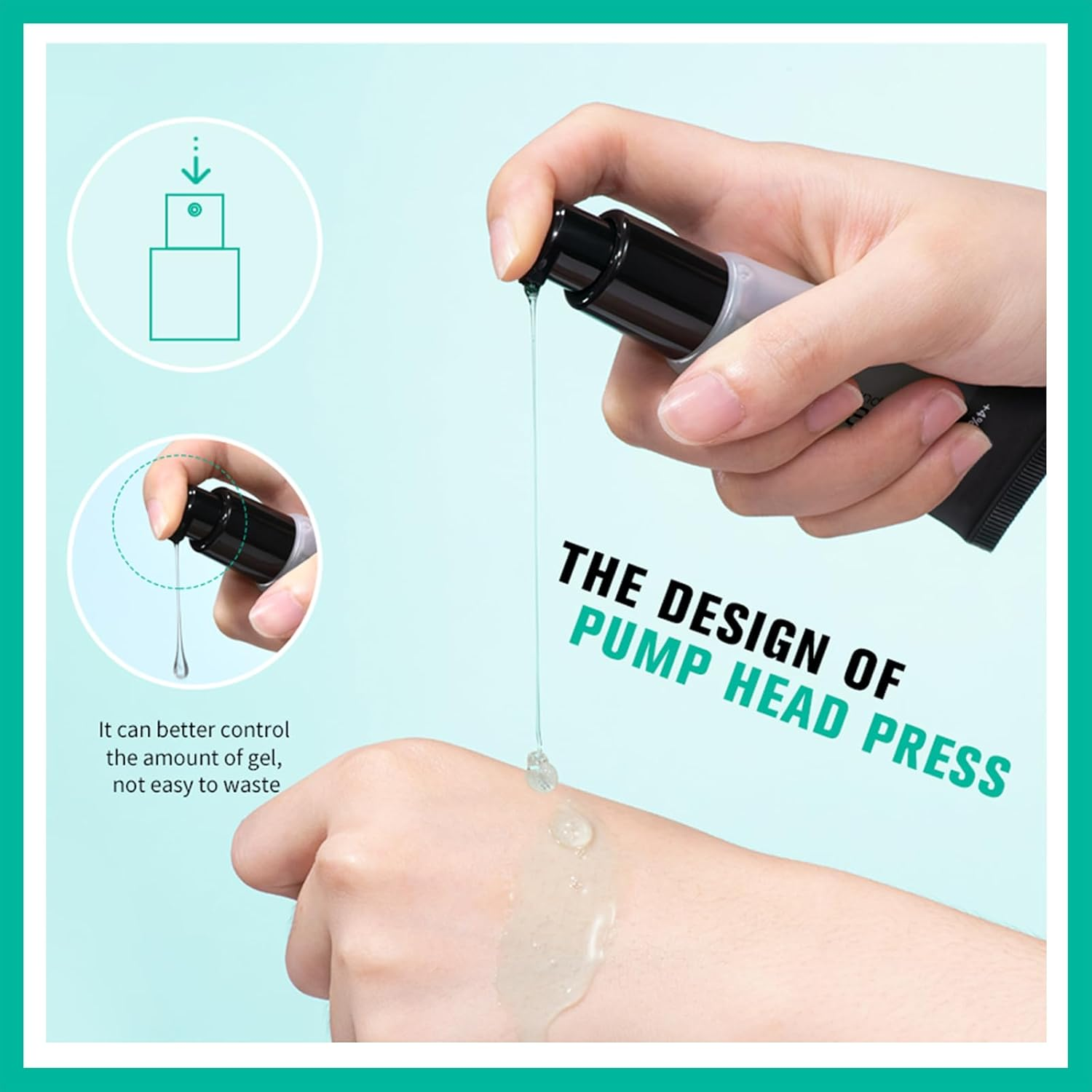 Erinde Erinde Hydrating Primer Gel, Gel-Based Primer, Foundation Makeup Primer for Face, Hydro Grip Primer, Smoothing Skin, Gripping Makeup #01 image number 4