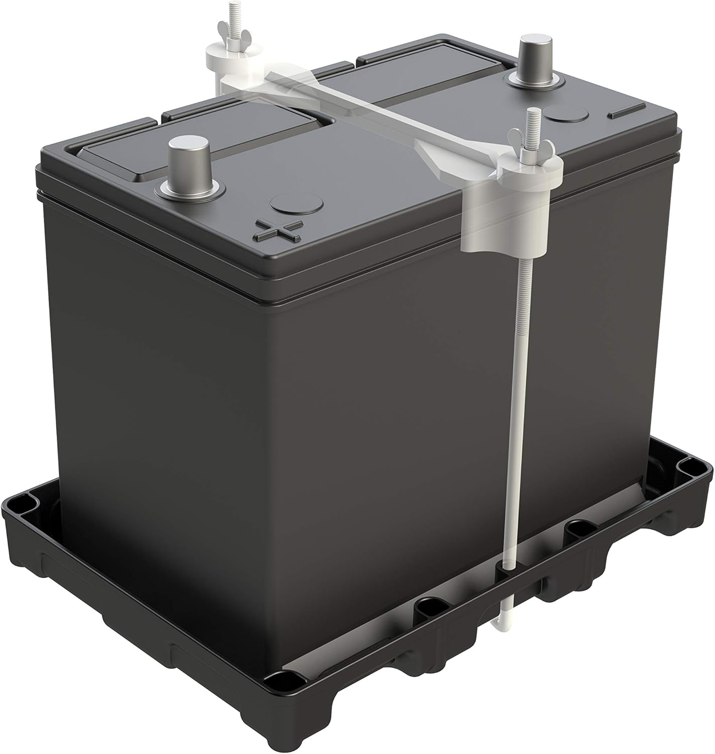 NOCO BT24S Group 24 HD Battery Tray for Automotive, Marine and RV Batteries, Black image number 6
