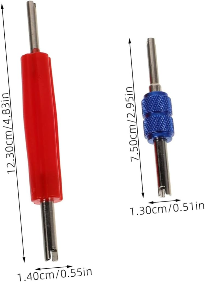 SWOOMEY Air Conditioner Valve Core Kit 102Pcs R134A Car Valve Stem Repair Tool Set with Dual-Head Remover Installer for Automotive Ac image number 3