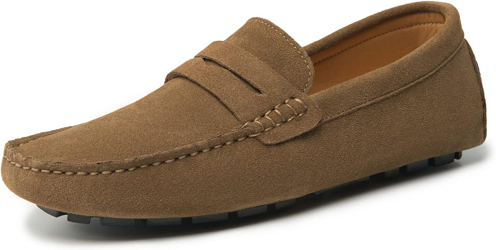 Go Tour Men'S Penny Loafers Moccasin Driving Shoes Slip on Flats Boat Shoes