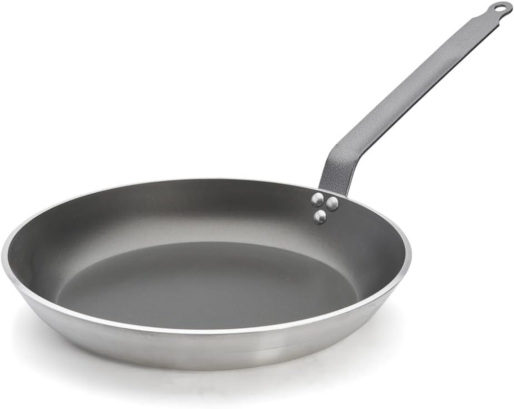 De Buyer 'Lyonnaise' Skillet Non-Stick round Chocolate Diam&egrave;tre 28 image number 4