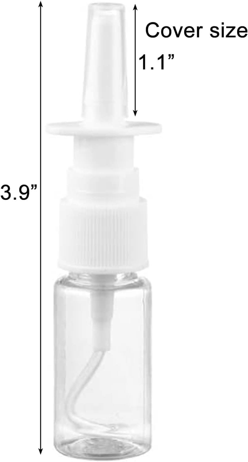 3-Pack 30Ml Empty Nasal Spray Bottles &ndash; Refillable Plastic Mist Sprayer for Saline Solution, Aromatherapy & Travel | Leak-Proof Fine Mist Pump image number 3