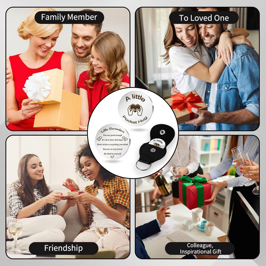 Pocket Hug Token Inspirational Gifts for Women Birthday Gifts for Women Men 2024 Graduation Gifts for Her Him Thank You Gifts for Mom Dad Girlfriend Boyfriend Best Friend Coworker Gifts for Men, I - Don'T Do image number 7