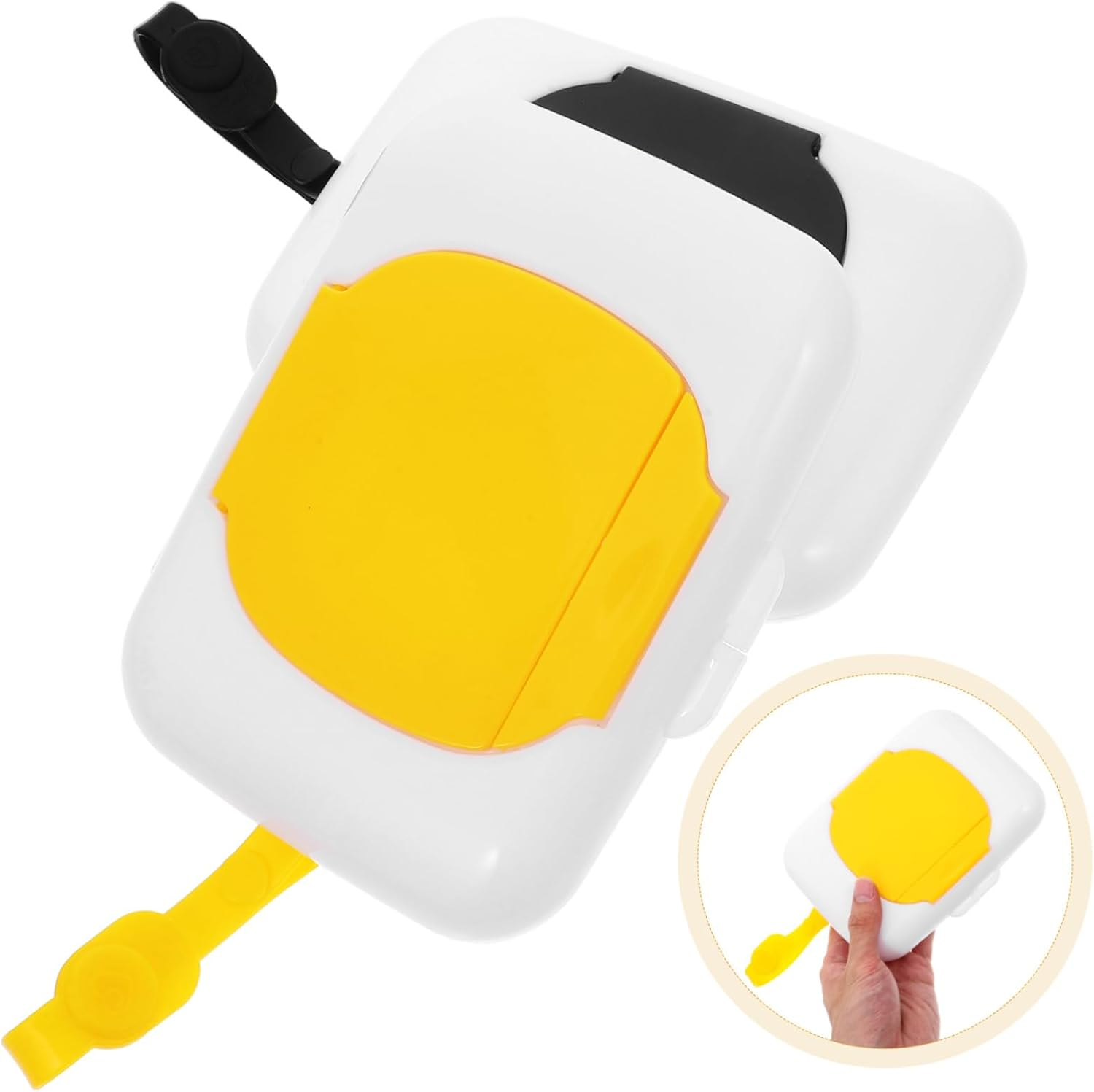 Car Tissue Paper Towel Holder Wipes Dispenser Refillable Wipes Travel Container image number 4