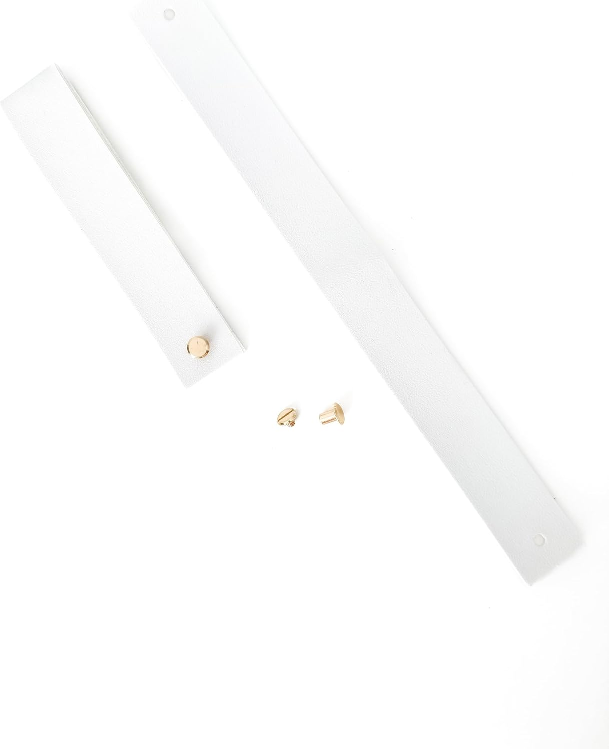 Leather Sign Straps for Hanging Sign, Welcome Sign, Wedding Sign, Engagement Sign, Event Display Sign, Seating Chart, Ceremony, Acrylic, Foamboard, Frame (White) image number 2