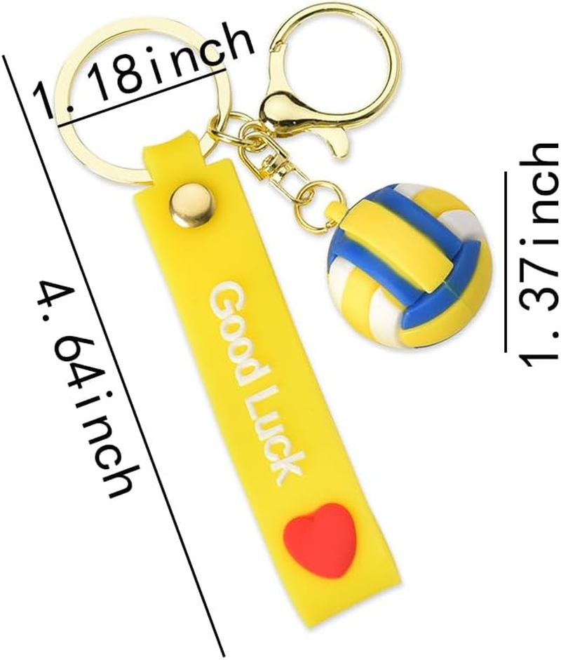 Inspirational Birthday Gifts for Basketball Soccer Football Baseball Softball Player Keychain Gifts for Sports Lover Keychians - Tennis Keychain image number 2