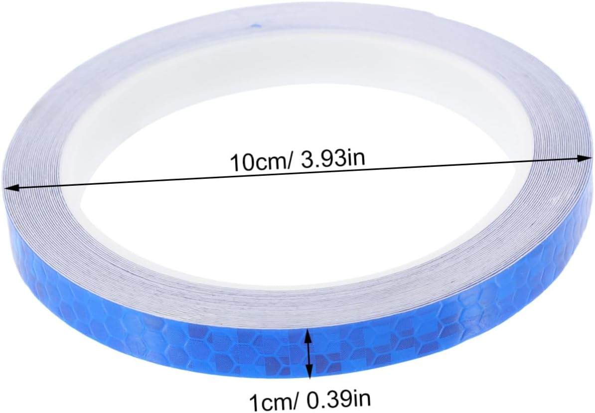 5 Rolls Bike Reflective Tape Multi- -Adhesive Safety Stickers for Night Riding Wear-Resistant Bike Warn Strips Easy Install Reflectors for Adult Cycling Safety image number 3