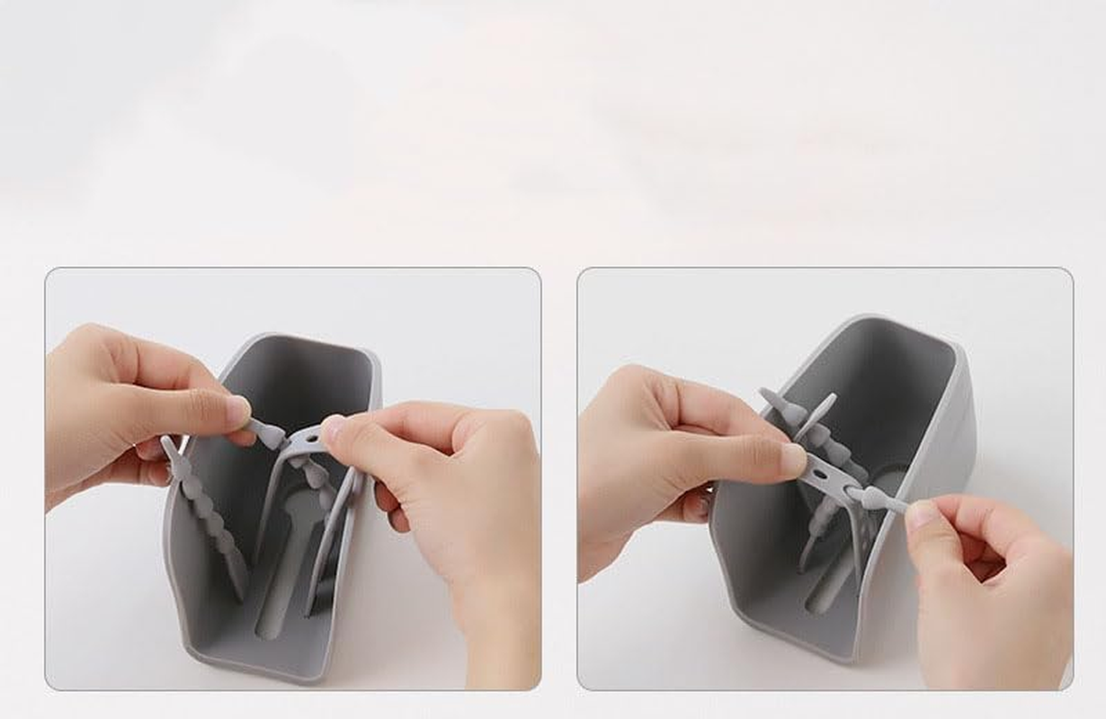 Faucet Protective Cover Faucet Protective Cover Bathroom Safety Product Cute Pattern Cute Bathtub Nozzle Cover（Gray） image number 3