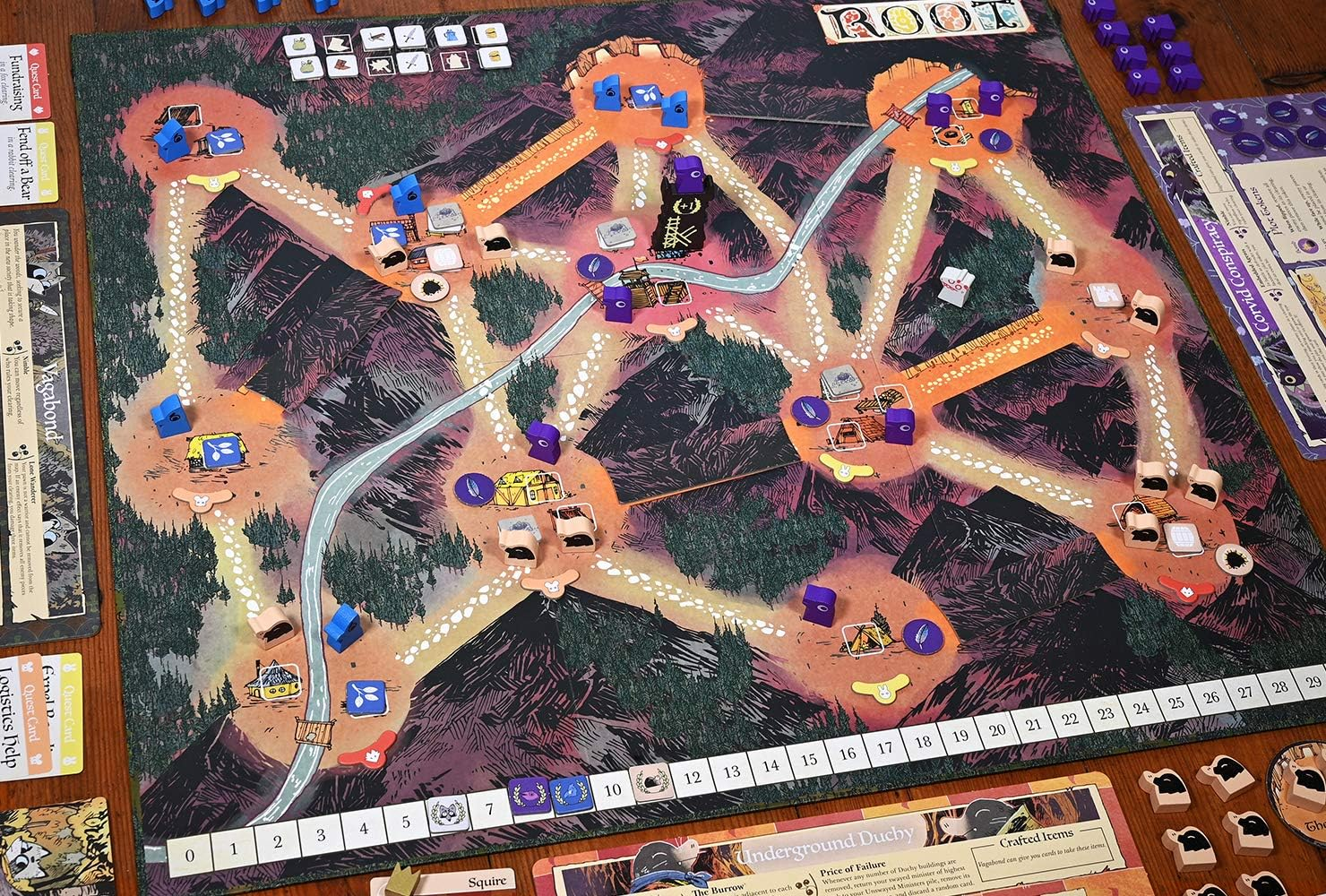 Leder Games Root: Underworld Expansion Board Game for 6 Players, Ages 12+ image number 1