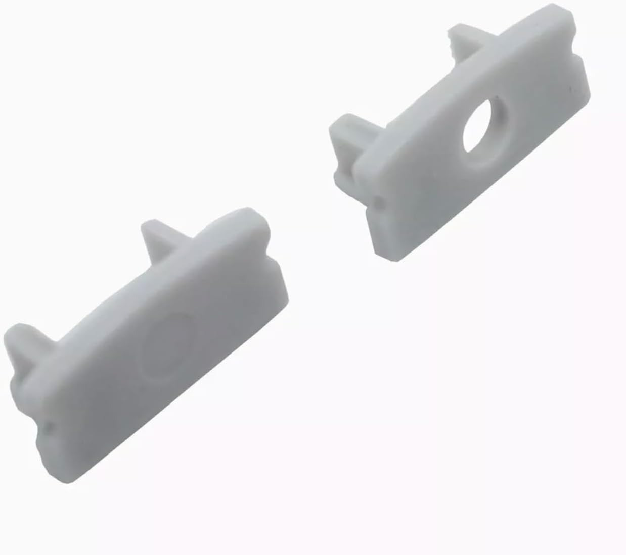 10 Pack 40Cm LED Aluminum Channel System (U, V, YW, U Wide Styles) LED Strip Diffuser Kit Milky White Cover End Caps Mounting Clips Screws LED Profile for under Cabinet Display Lighting H (U Style) image number 2