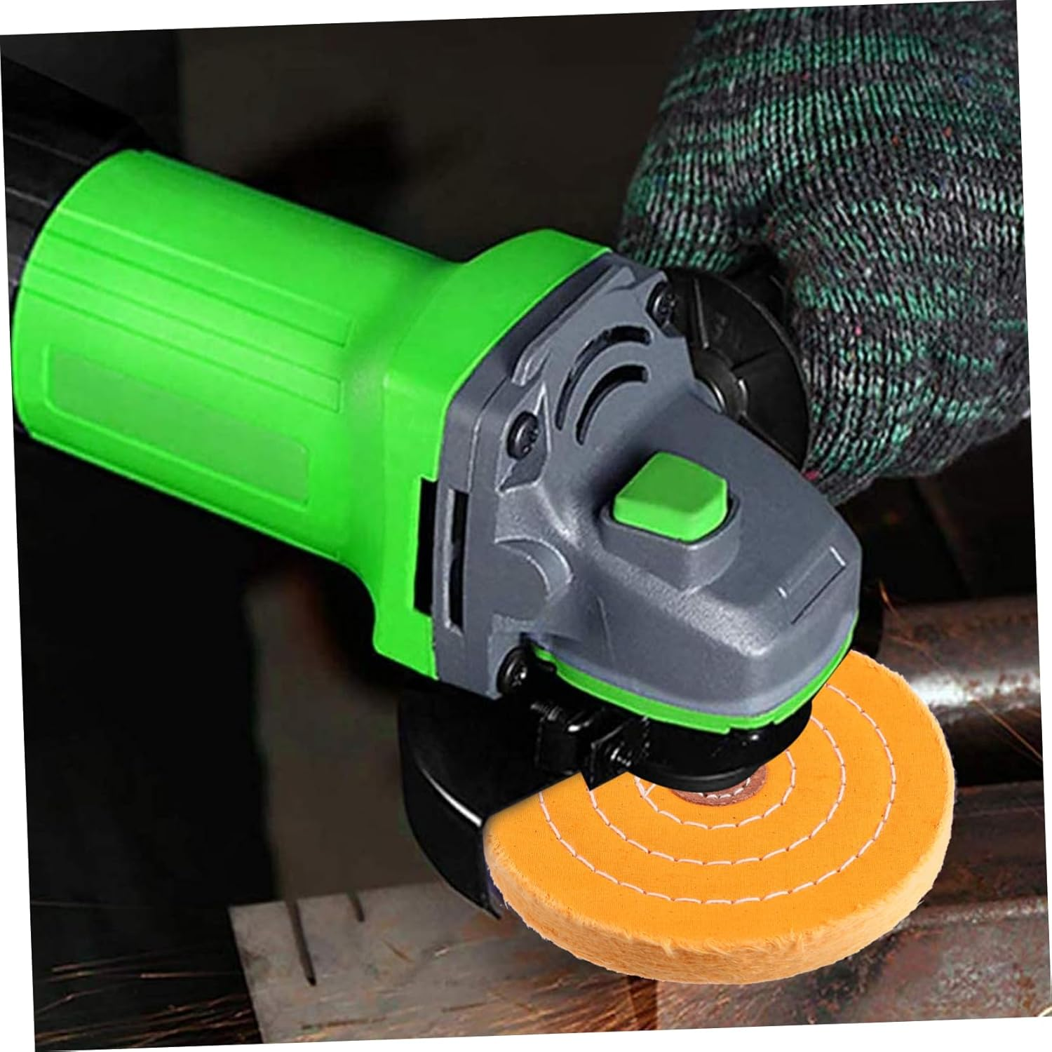 HEALEEP 3Pcs Cloth Wheel Polishing Tool Set Buffing Wheel Pad Kit for Car Polisher Equipment for Mirror Finish image number 3