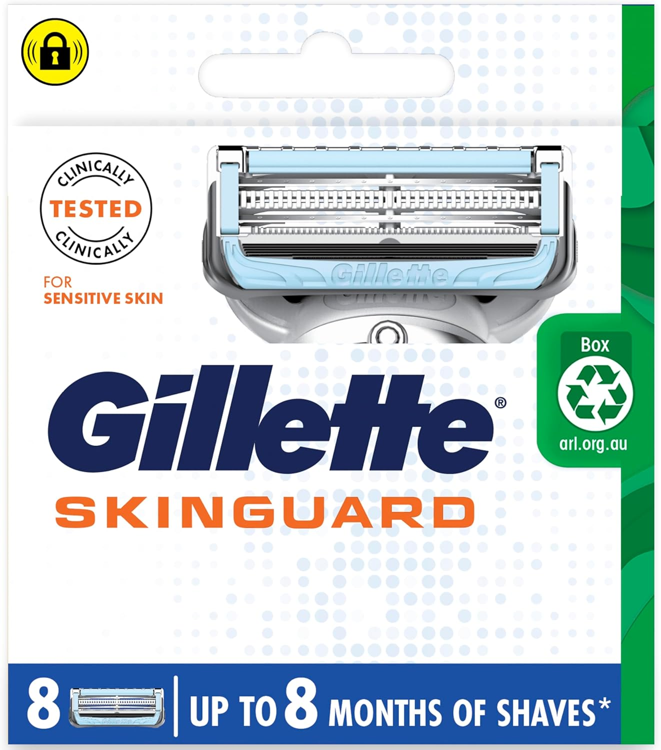 Gillette Skinguard Manual Razor Blades, 8 Count image number 3