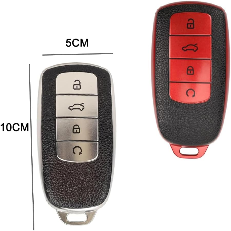 2-Pcs Smart Car Key Fob Cover, TPU Protector Case Compatible with Chery Omoda 5 & Tiggo 8 Pro (Anti-Scratch, Shockproof Key Shell) image number 5