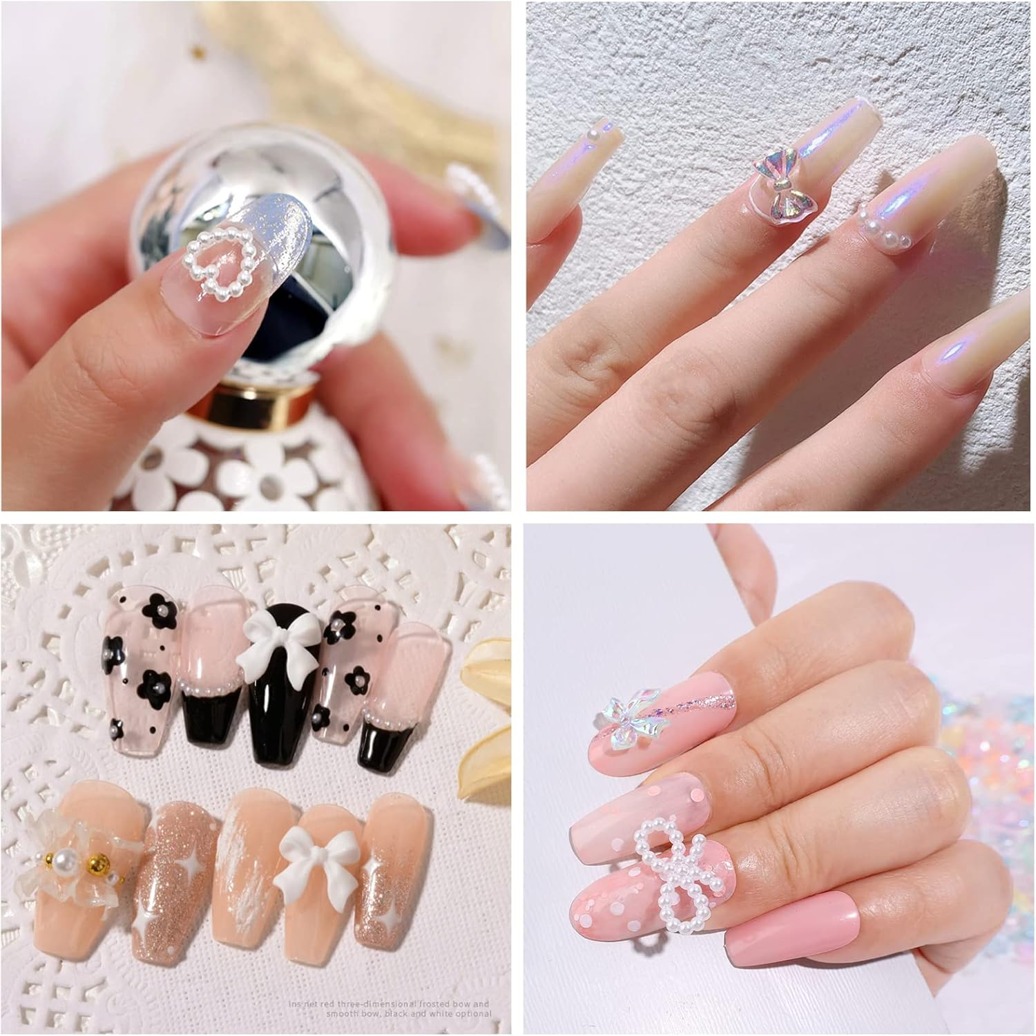 3D Aurora Bow Nail Art Charms - A Pattern image number 6