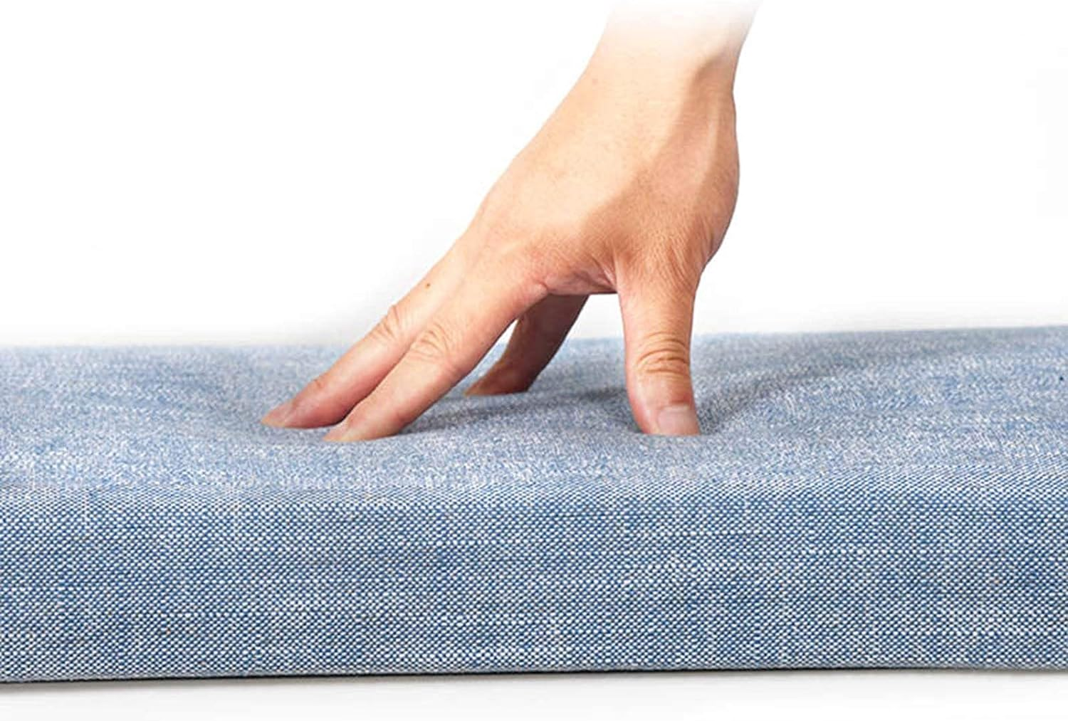 Indoor Outdoor Long Seat Cushion 100/120/200Cm, 5Cm Thick Garden Bench Cushion Dining Seat Cushion Pad Kitchen Home Wooden Bench (140X40Cm, Gray) image number 5