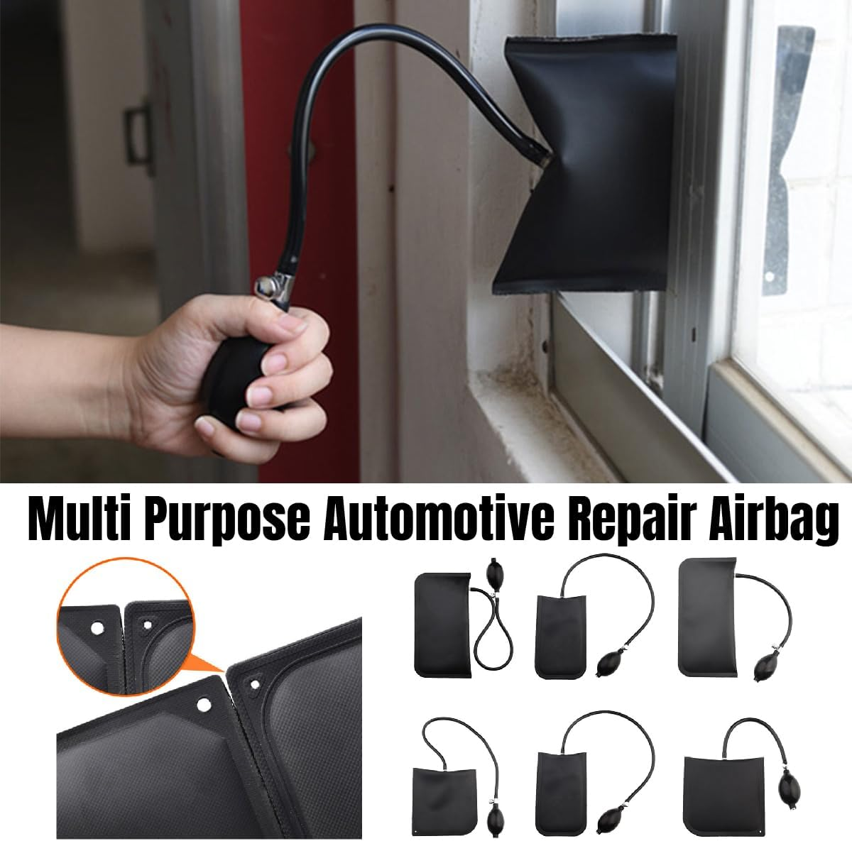 AIMALL Large 50Cm Metal Air Cushion Tool for Door & Window Installation &ndash; Quick Positioning, Adjustable Airbag for Auto Repair, Multi-Purpose Adjustable image number 1
