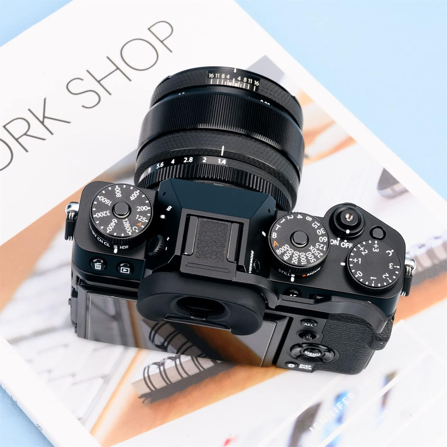 JJC Metal Thumb up Grip for Fujifilm Fuji X-T5 X-T4 X-T3 XT5 XT4 XT3 Camera, Durable Hot Shoe Cover Cap Protector, Thumb Rest Better Balance and Grip for Camera image number 3