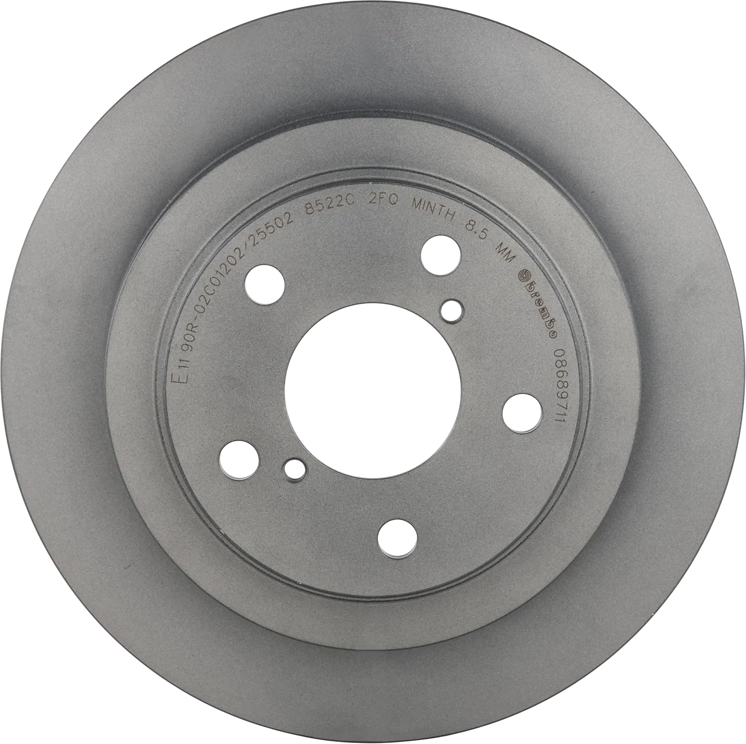 Brembo 08.6897.11 Rear UV Coated Brake Disc - Set of 2 image number 2