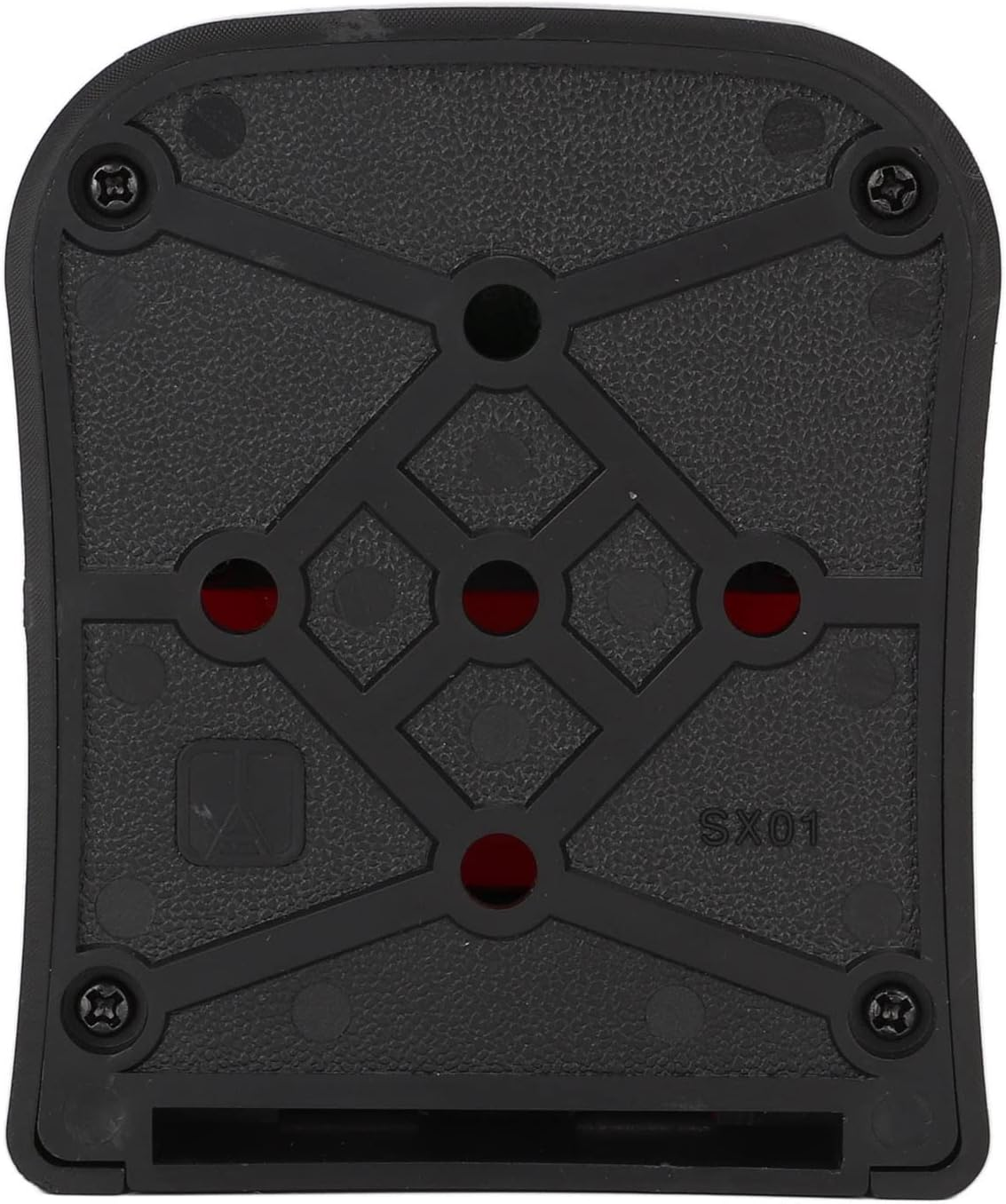 Small Combination Lock Box, Wall Mounted Key Lock Box with 4 Digit Password, Waterproof Key Storage Lock Box Support 5 Keys Capacity, Portable Security Case for Indoor Outdoor(Sx01 Orange) image number 3