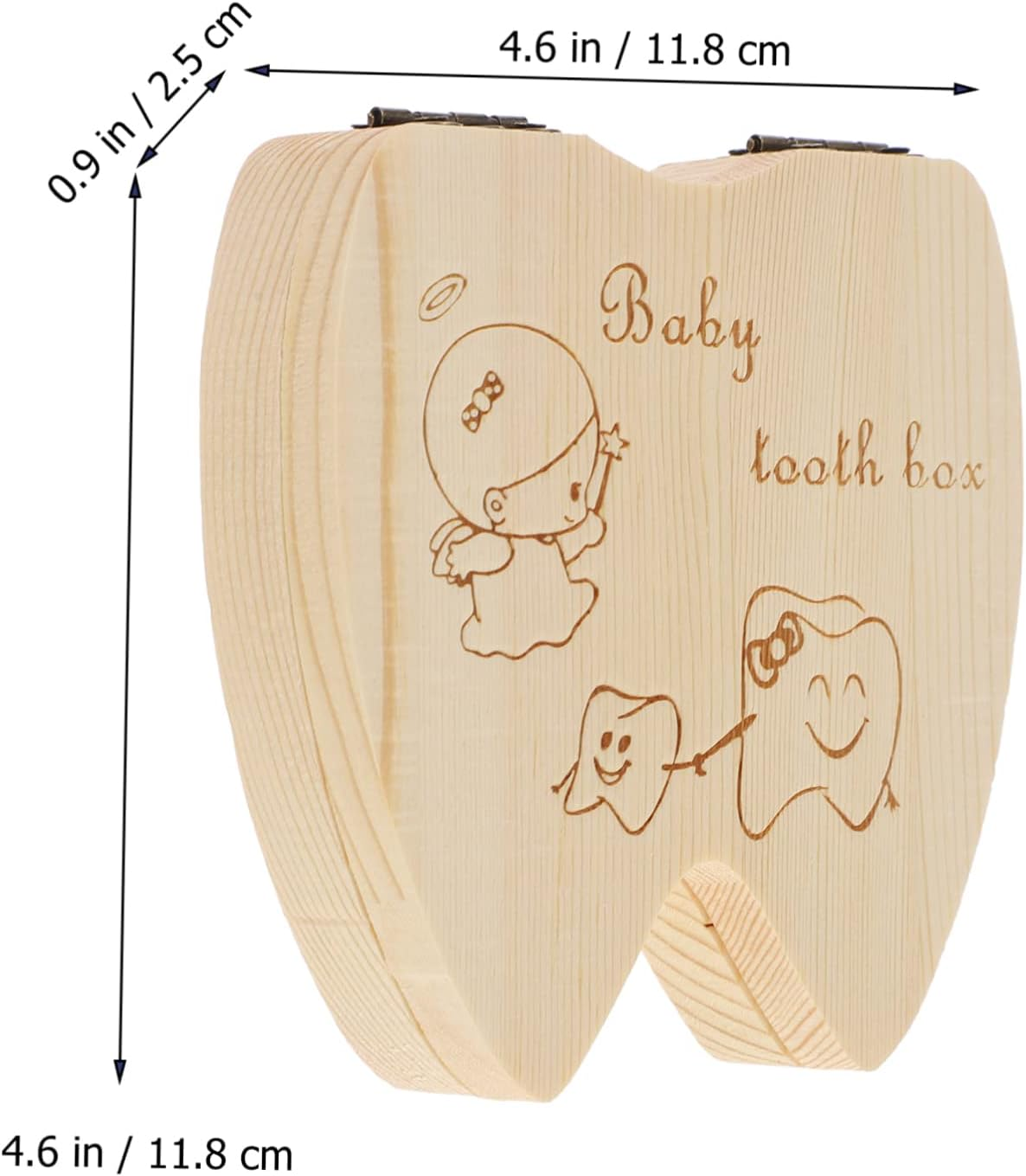 Baby Tooth Keepsake Box for Girls Tooth Fairy Box and Suitable for Newborns and Toddlers