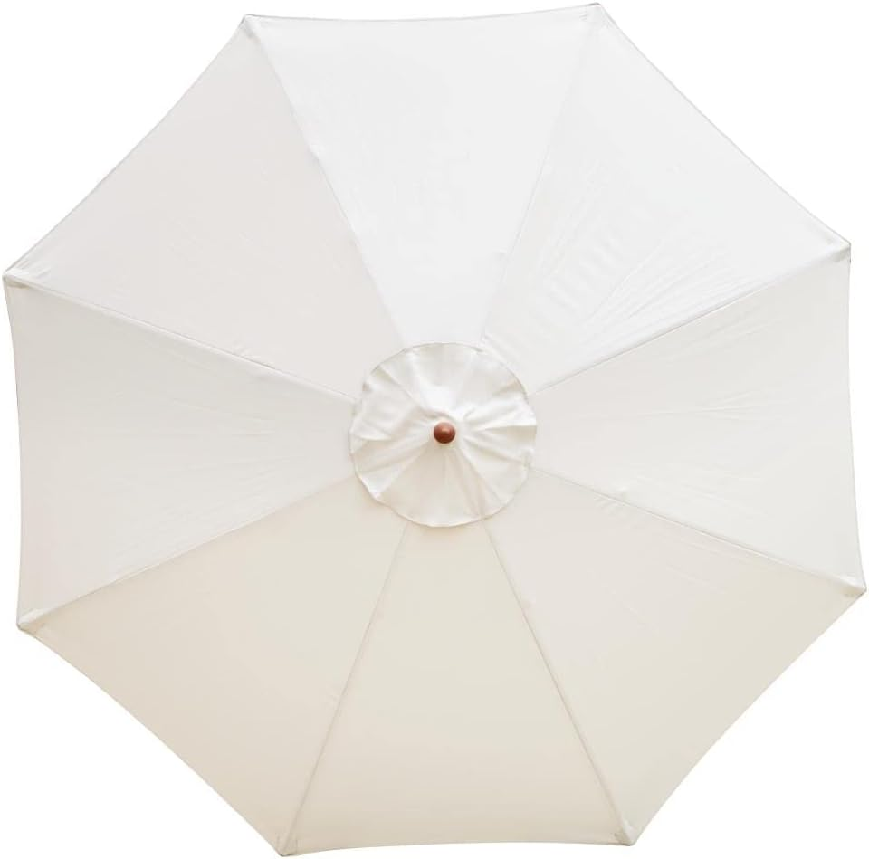Bolero round Pulley Parasol, Cream, 3M Diameter image number 4