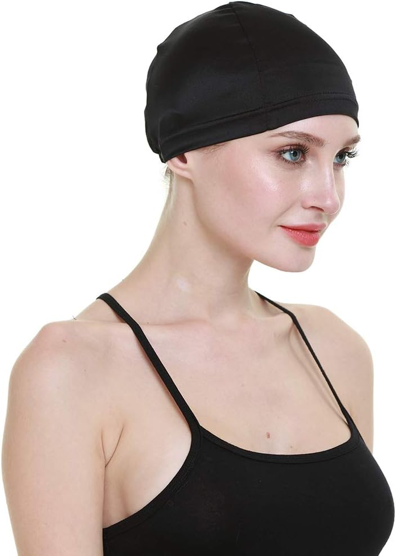 Wig Cap-100% Mulberry Silk Breathable Soft for Bald Head Available All the Year image number 3