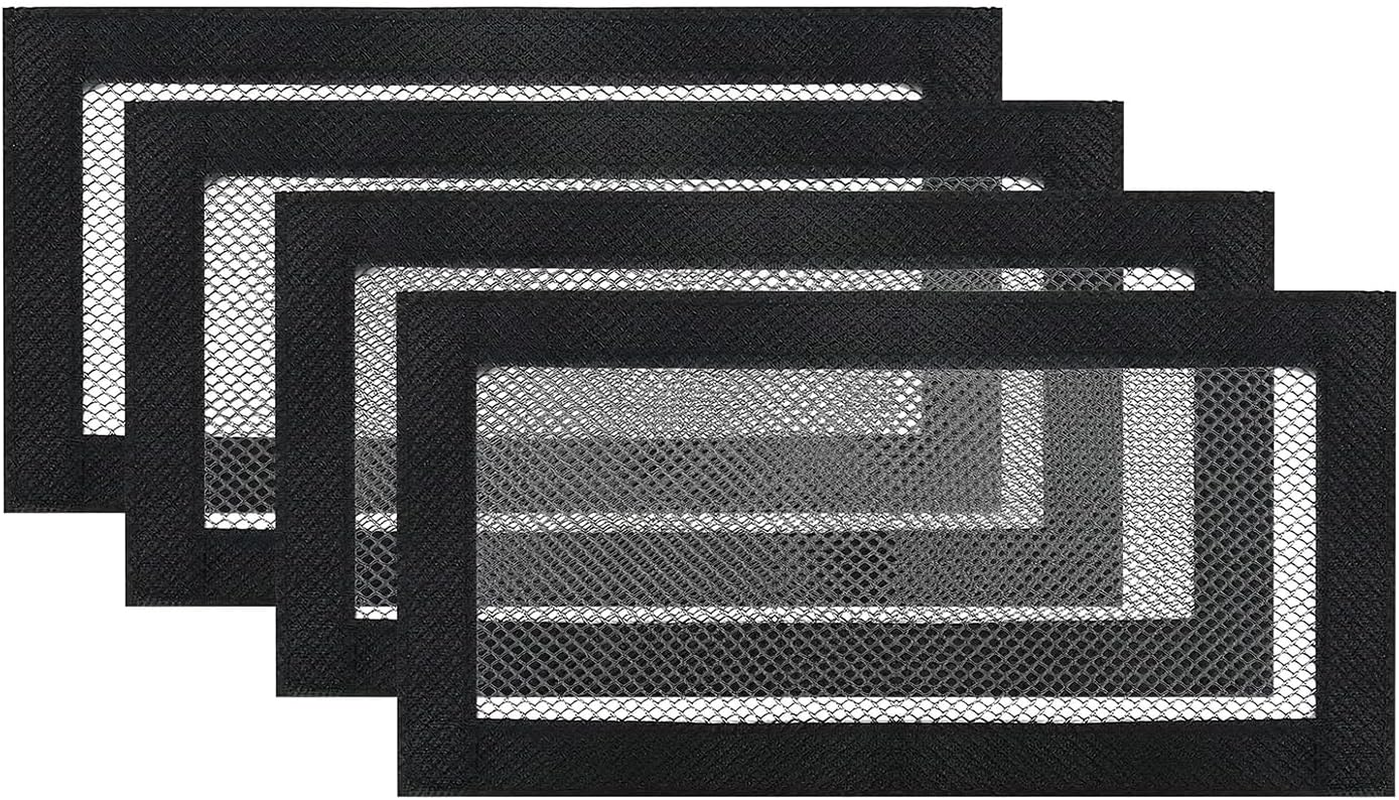 4-Pack Tesla Model 3/Y Seat Vent Protection Covers | Custom Fit Under-Seat Air Outlet Guards for Tesla Models 2017-2024 | Interior Accessories Set