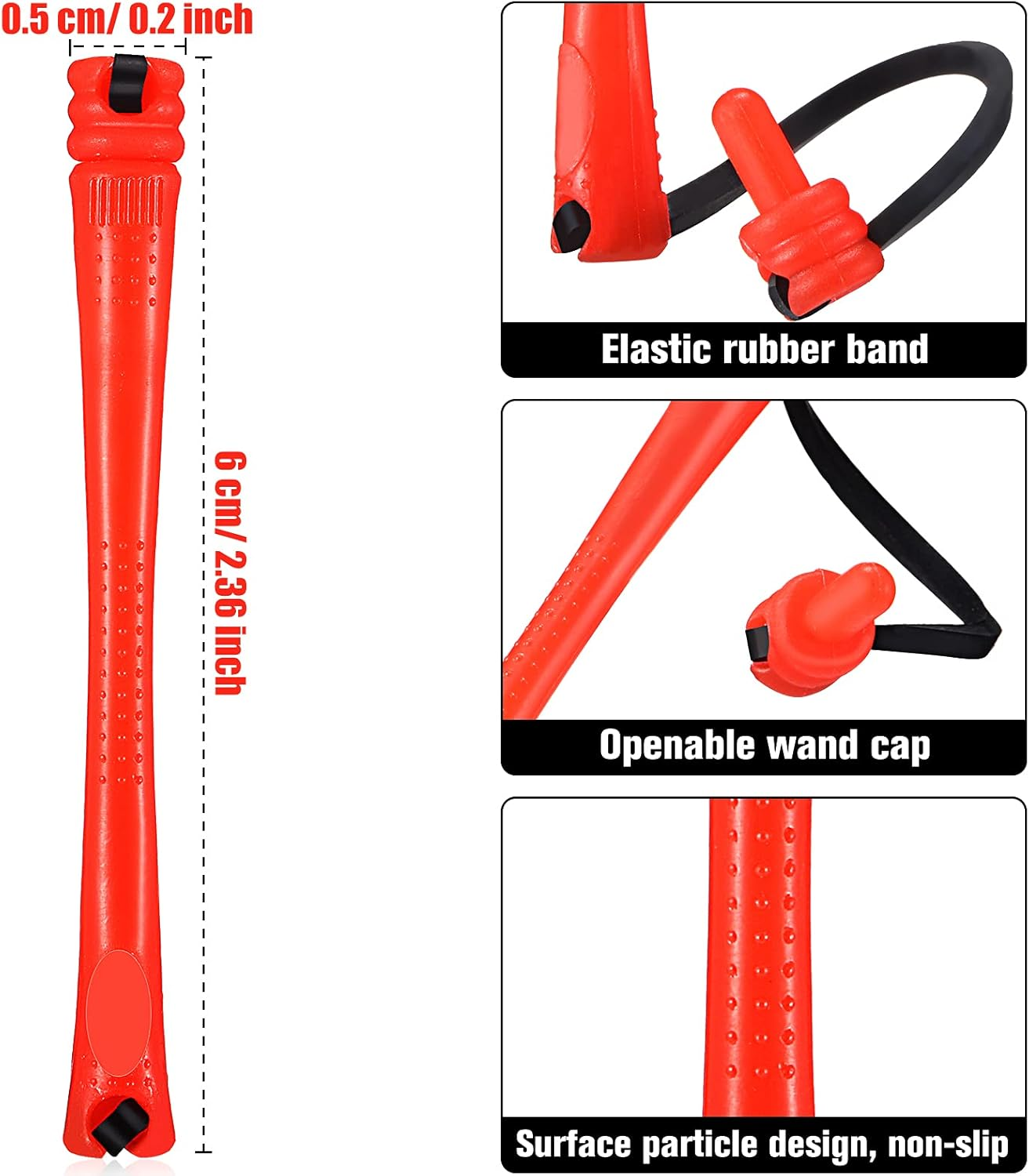 WILLBOND 84 Pieces Hair Perm Rods Hair Curling Rollers Perming Curlers Rods Cold Wave Rollers for Hairdressing Styling Tools(0.2 Inch,Red) image number 6