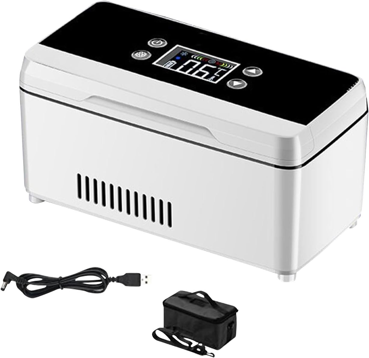 Generic Insulin Cooler Travel Case for Car with Digital Display and Storage