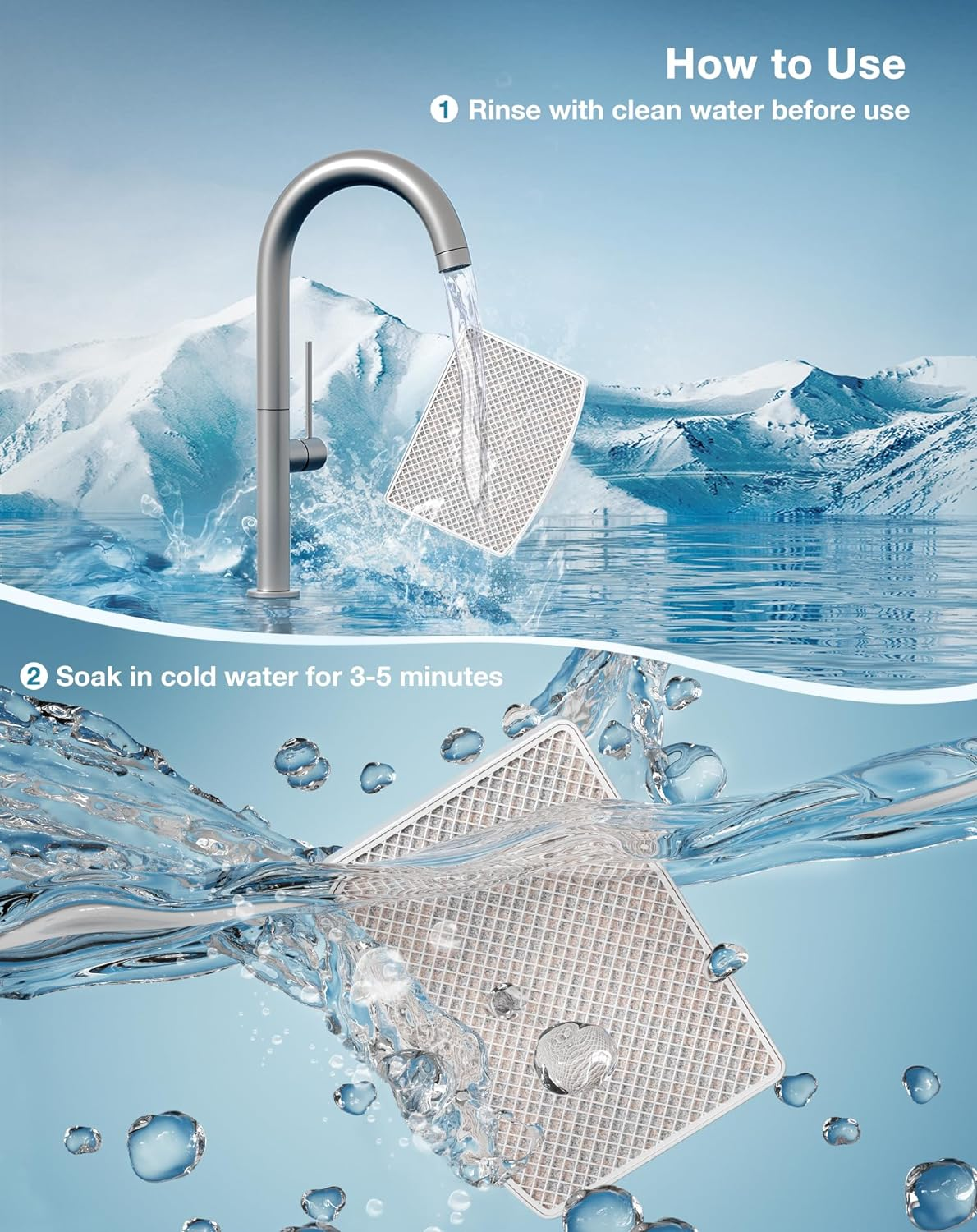 PETGUGU 1 Pack Replacement Filter for PF1/PF1L Cat Water Fountain Pet Fountain Filter, Conduit & Filter Wool image number 2