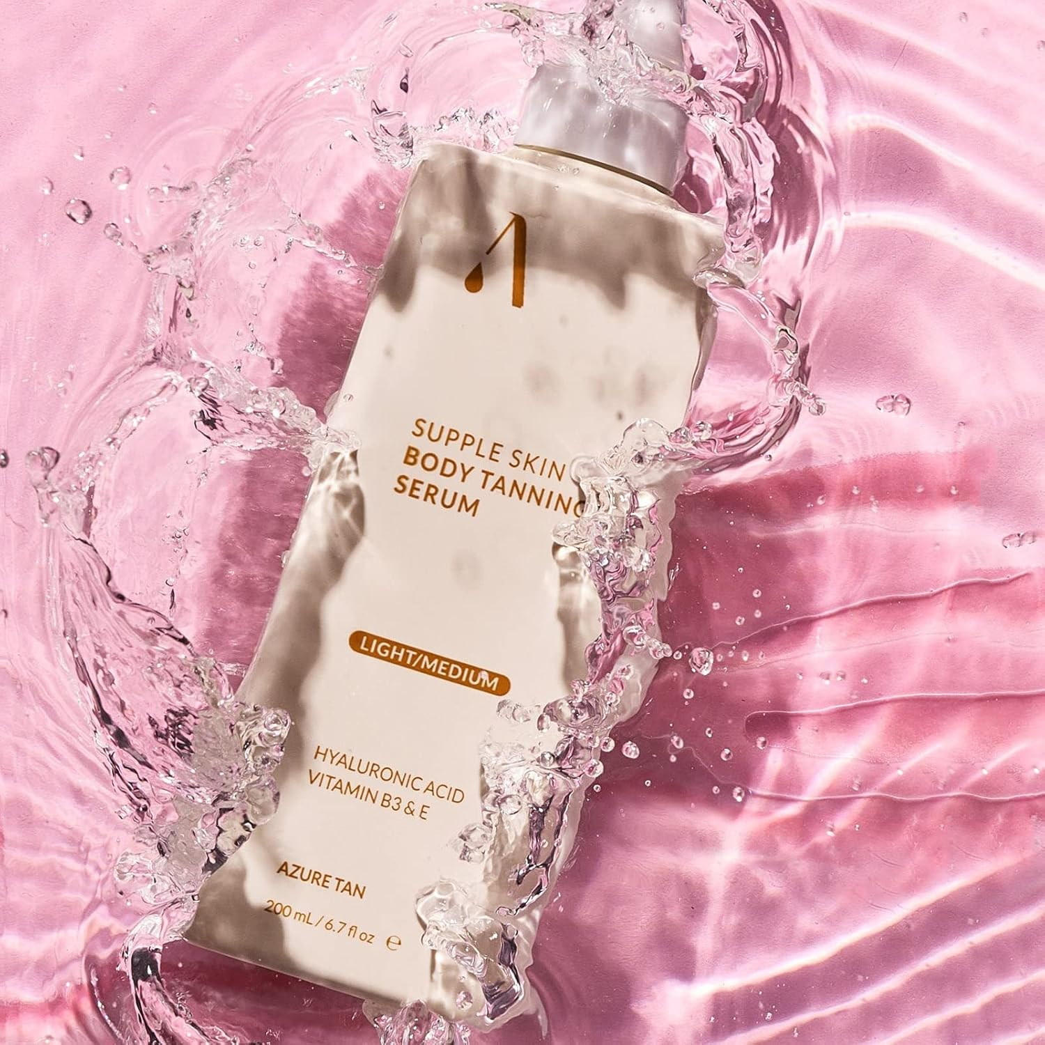 Azure Tan Supple Skin Body Tanning Serum Light/Medium 200Ml image number 1