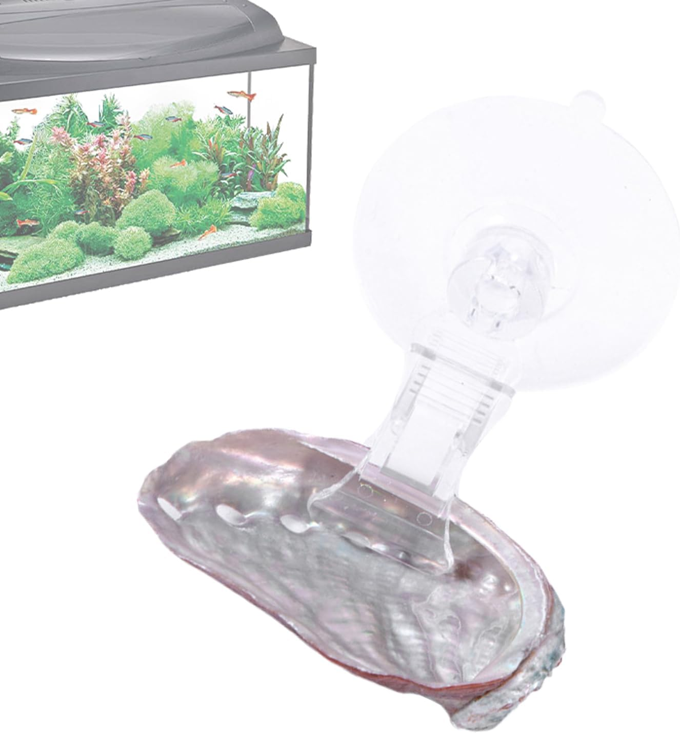 Moreeulsi Betta Hammock,Aquarium Decor Suction Bed | Resting Hiding Place Betta Hammock for Enrichment Fish Tank and Play Pet Decoration image number 3