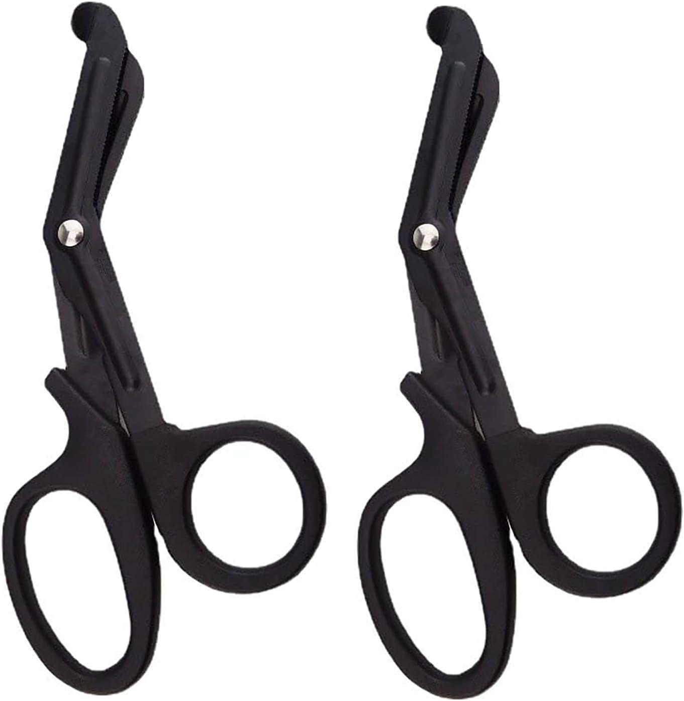 Emapoy 2 Pack Medical Scissors, 7" Bandage Scissors Trauma Shears, Fluoride Coated Non-Stick Blades Stainless Steel Shears for Doctor, Nurses, Nursing Students image number 4