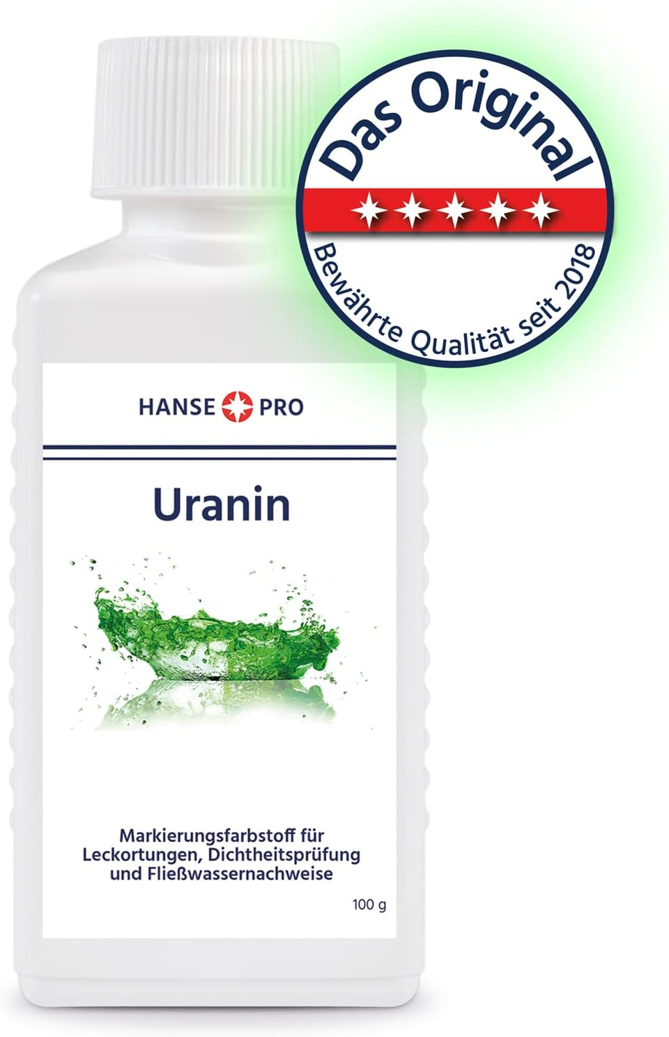 Hanse Pro Uranine, 1 X 100 G I Marking Dye I Leak Location I Leak Location I Leak Test I Waterdye I Dye I Powder I Fluorescein image number 4