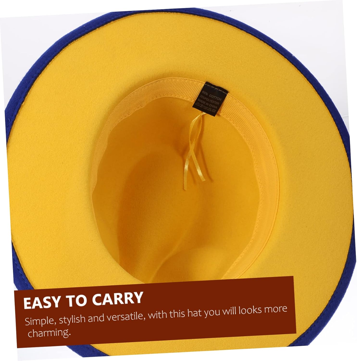 LIFKOME Fedora Outdoor Hats Top Hats for Men Hats Wide Brim Hat for Man Vintage Hats Flat Top Hat Wide Jazz Hat Costume Tops Hat Sombrero Hats for Women Classic Jazz Hat Woolen