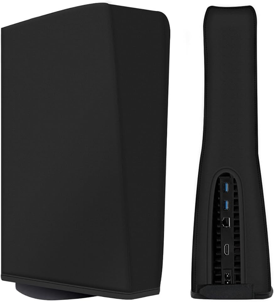 Black Dust Cover Waterproof for the Playstation 5 Game Console Accessories AU image number 3