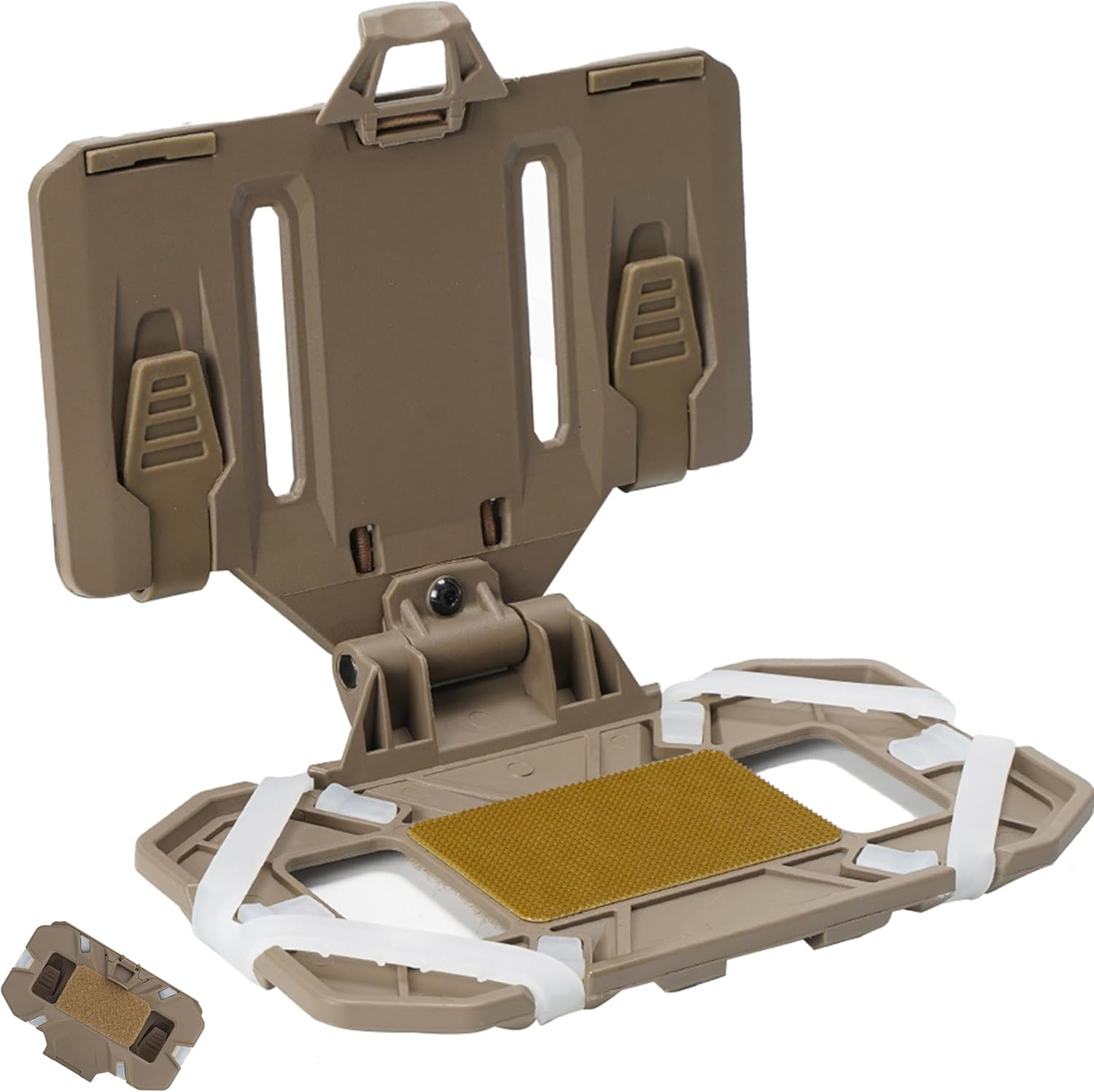 Tactical Phone Holder Pouch for Vest, Universal Mount for 4.7-6.7 Inch Screens, MOLLE Compatible (Black)