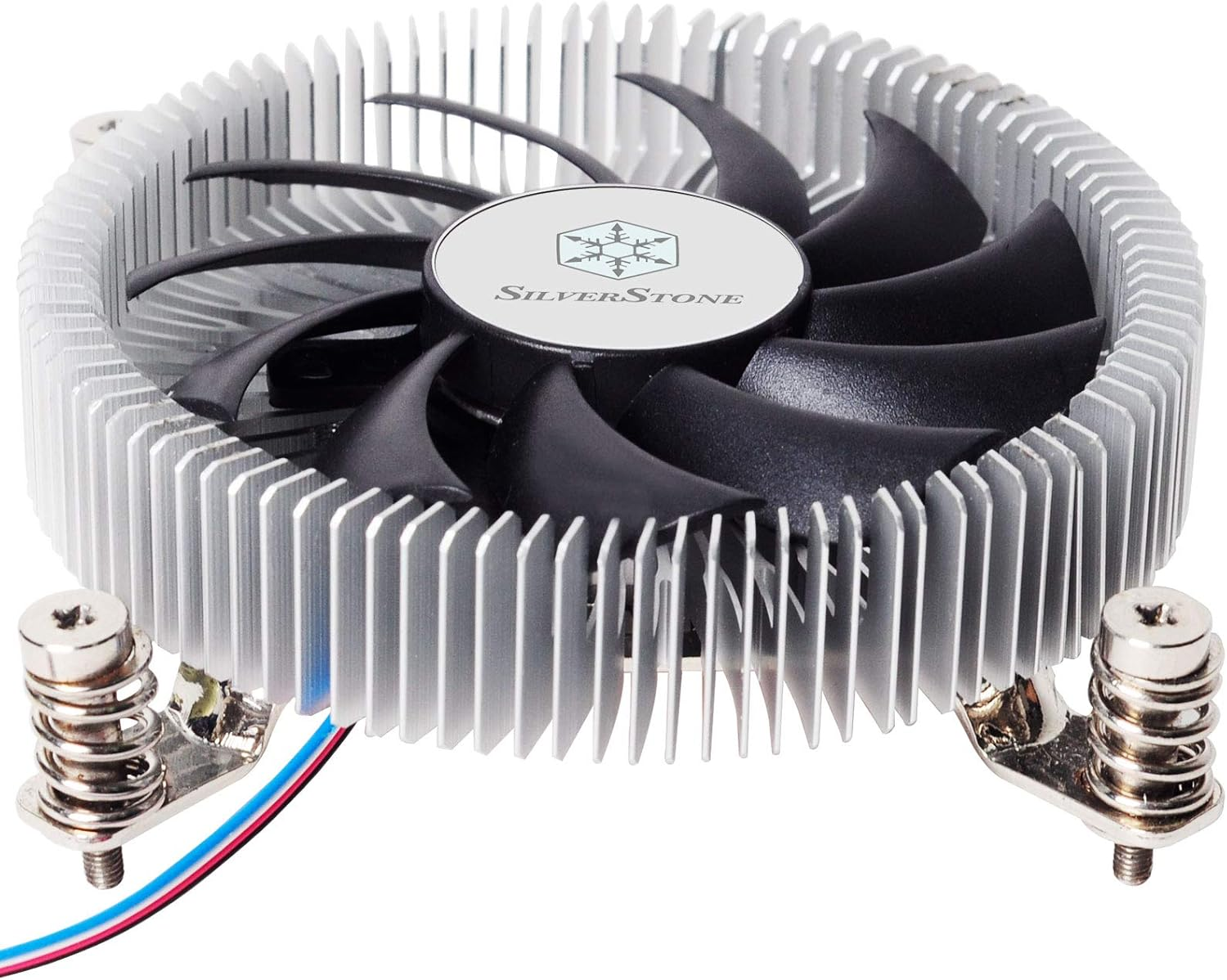 Silverstone Technology SST-NT07-115X-USA LGA1150/1151/1155/1156/1200 CPU Cooler Low Profile 23Mm Tall for 65W TDP Support with 80Mm PWM Fan SST-NT07-115X