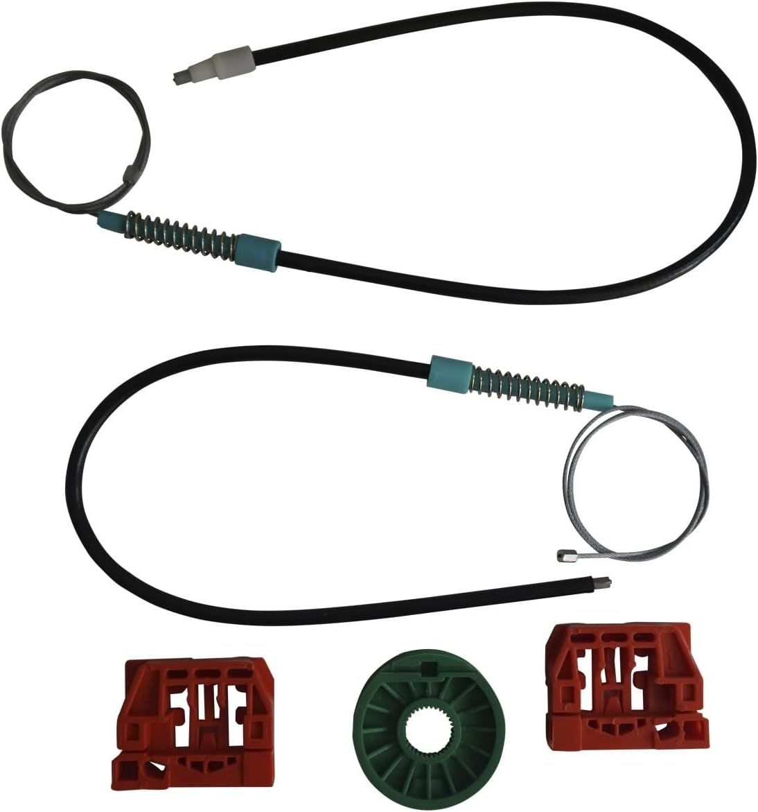 Bross Auto Parts BWR5237FBA Window Regulator Repair Set Front Left or Right Door 84934200 84934000 Compatible with Maserati Quattroporte 2004-2011 image number 2