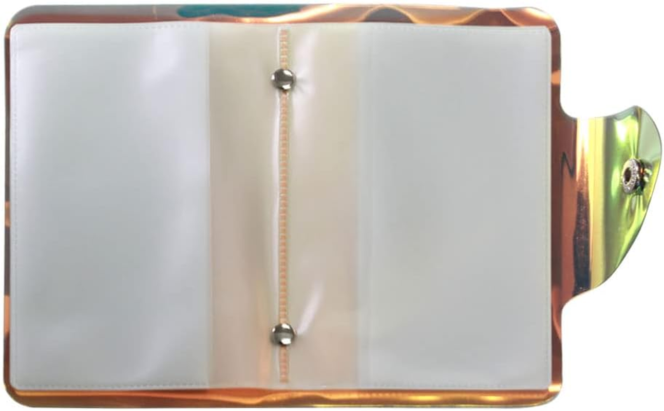 VNC 20 Slot Nail Plate Holder Organizer PVC Stamping Templates Stencil Storage Black Color Bag Cases Collecting Album for 6X12CM Templates image number 1