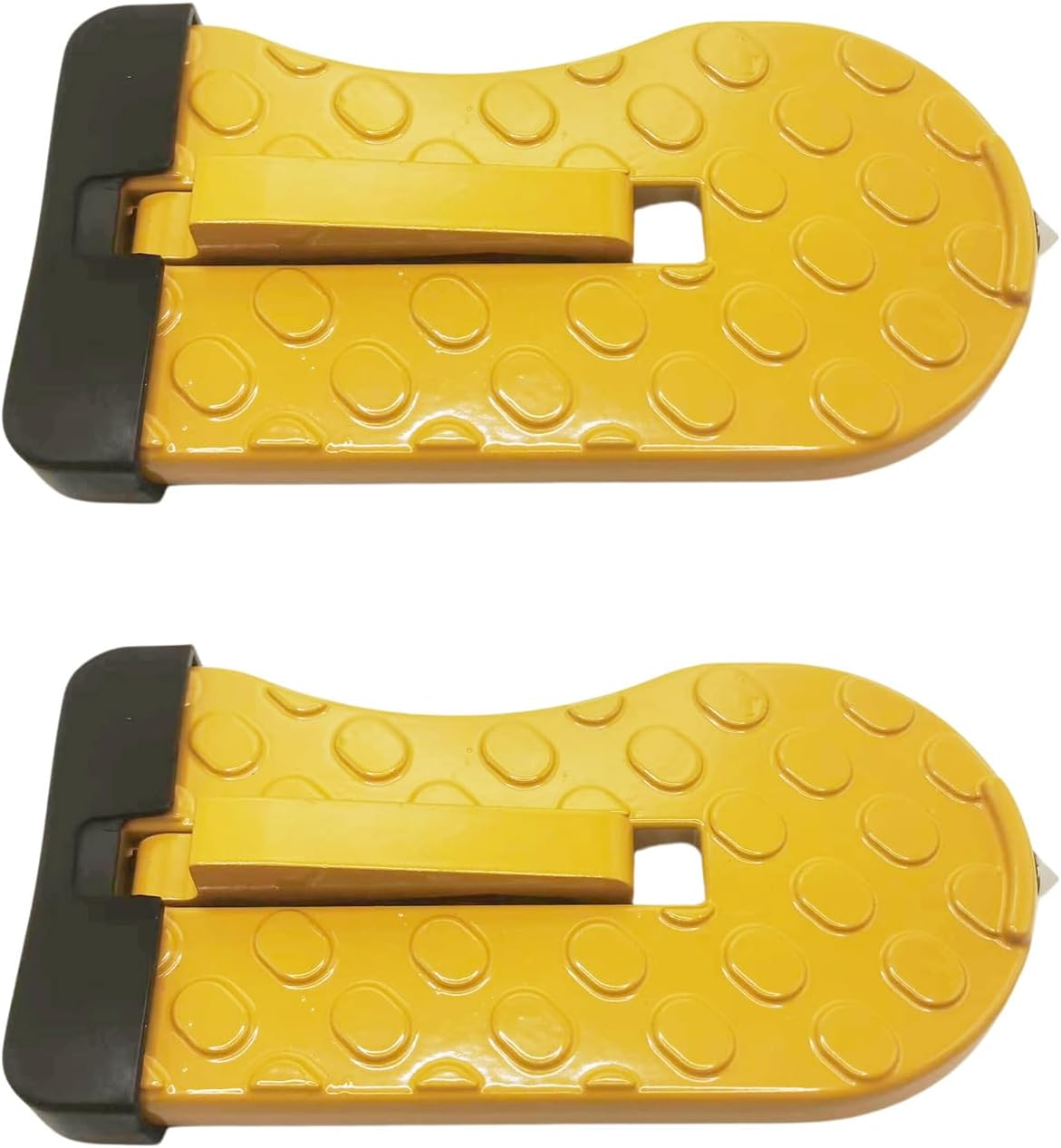 2 Pack Car Door Step with Glass Breaker Safety Hammer & Roof Rack Access,Car Automotive Foldable Roof Rack Door Step - Fits Most Car, for SUV and Truck, Max Load 400 Lbs