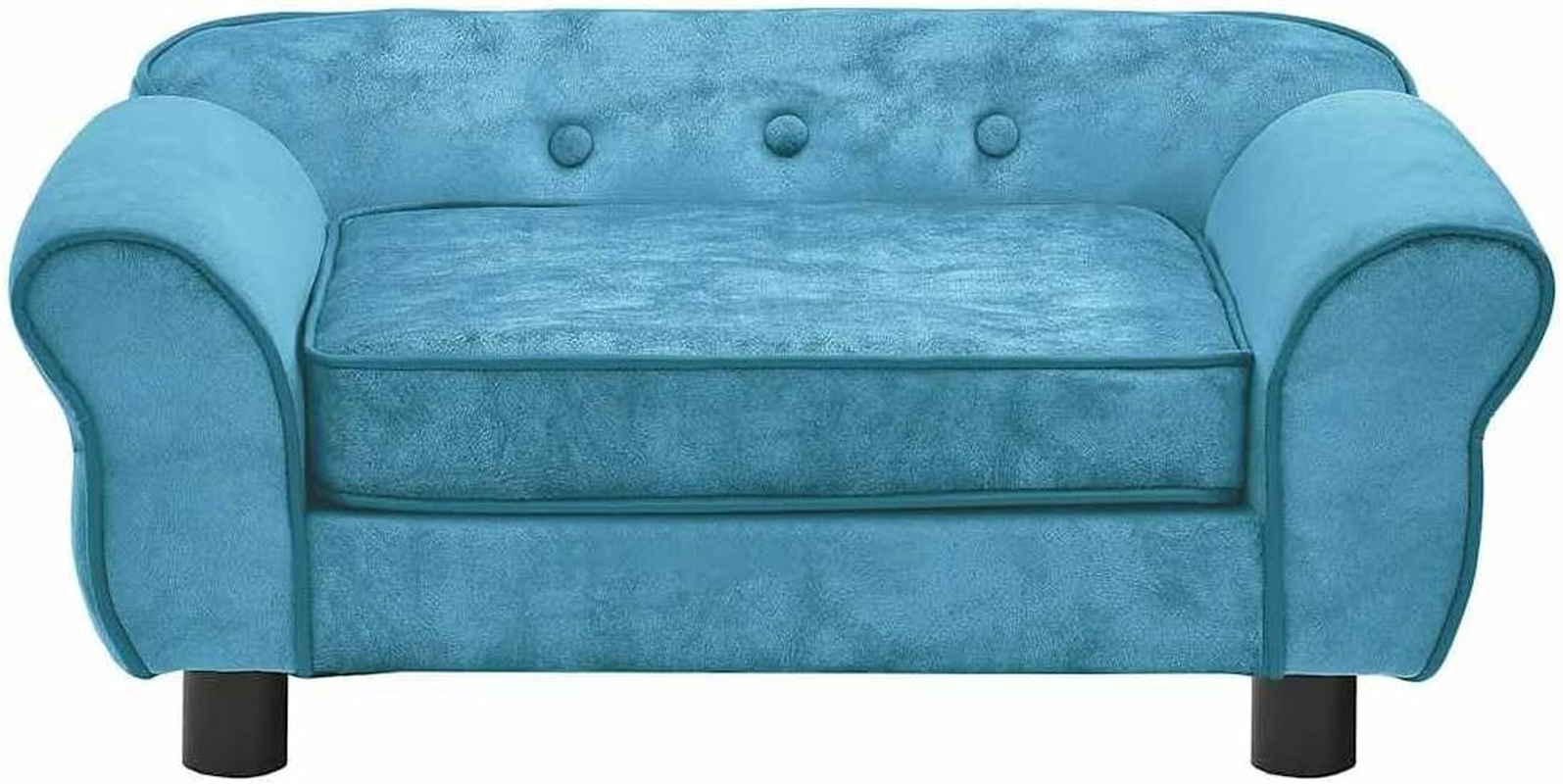 Dog Sofa Turquoise 72X45X30 Cm Plush Pet Bed Comfortable Furniture for Dogs image number 4